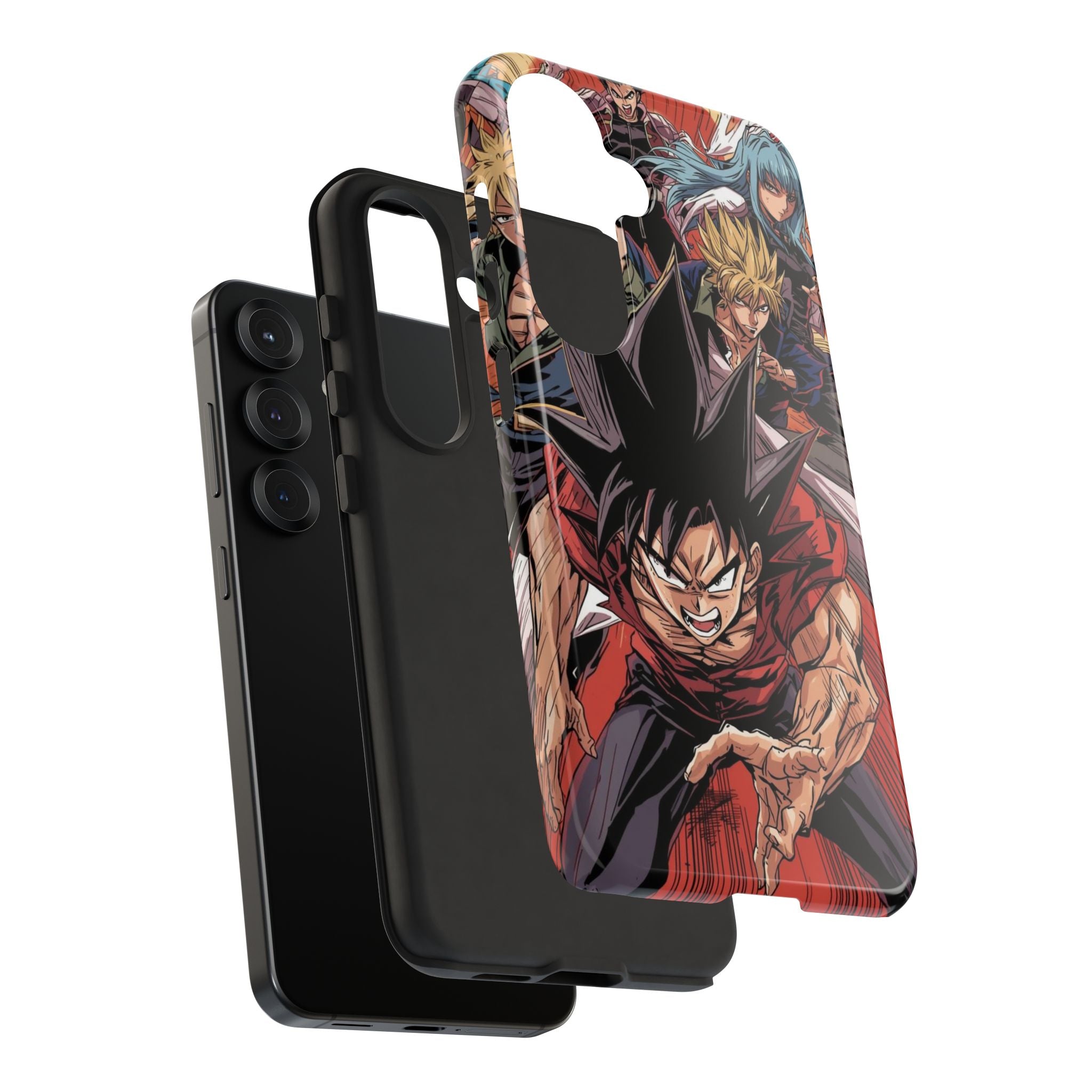 Anime Tough Case for Samsung Galaxy - Fierce Hero Design