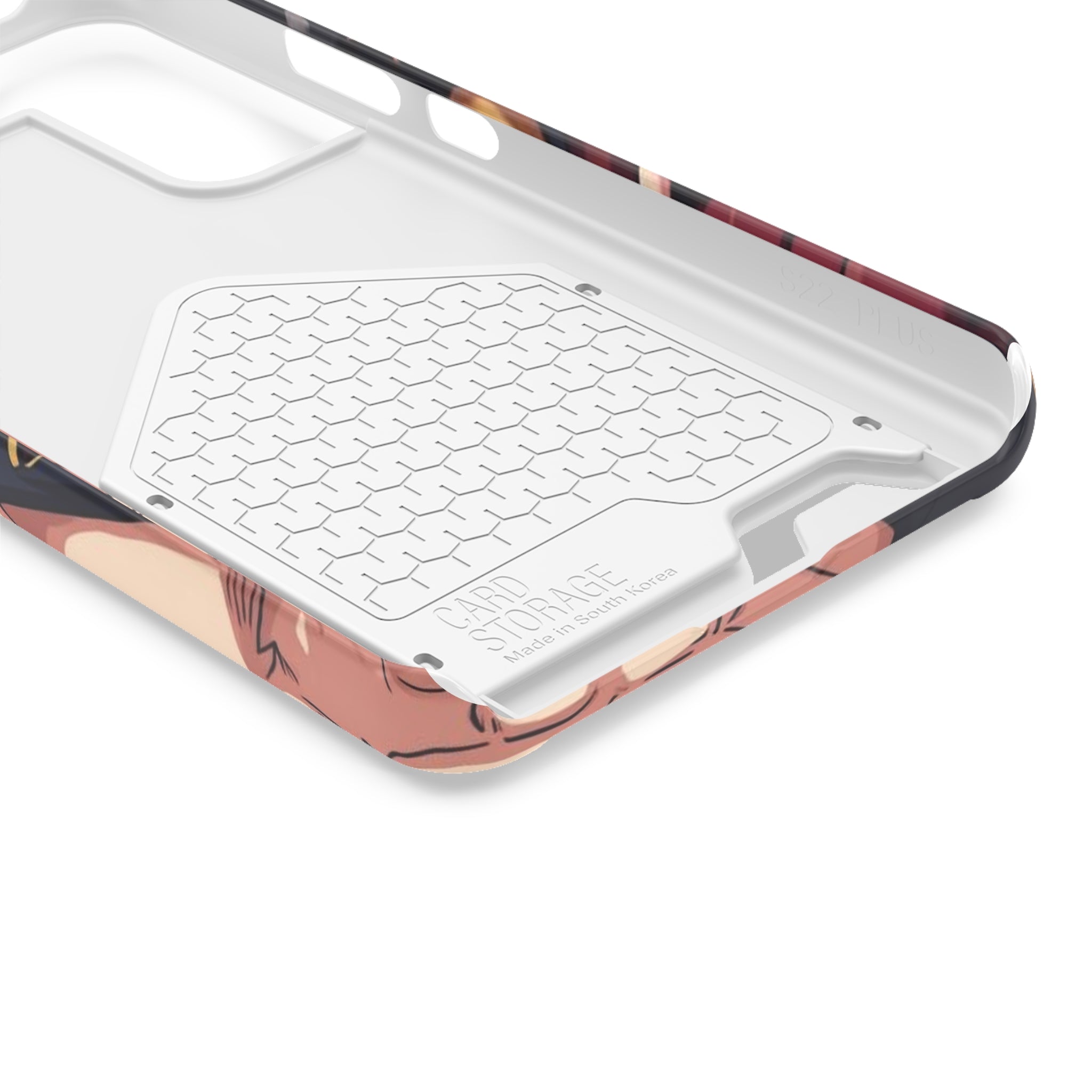 Anime Phone Case with Card Holder - Stylish & Functional Design