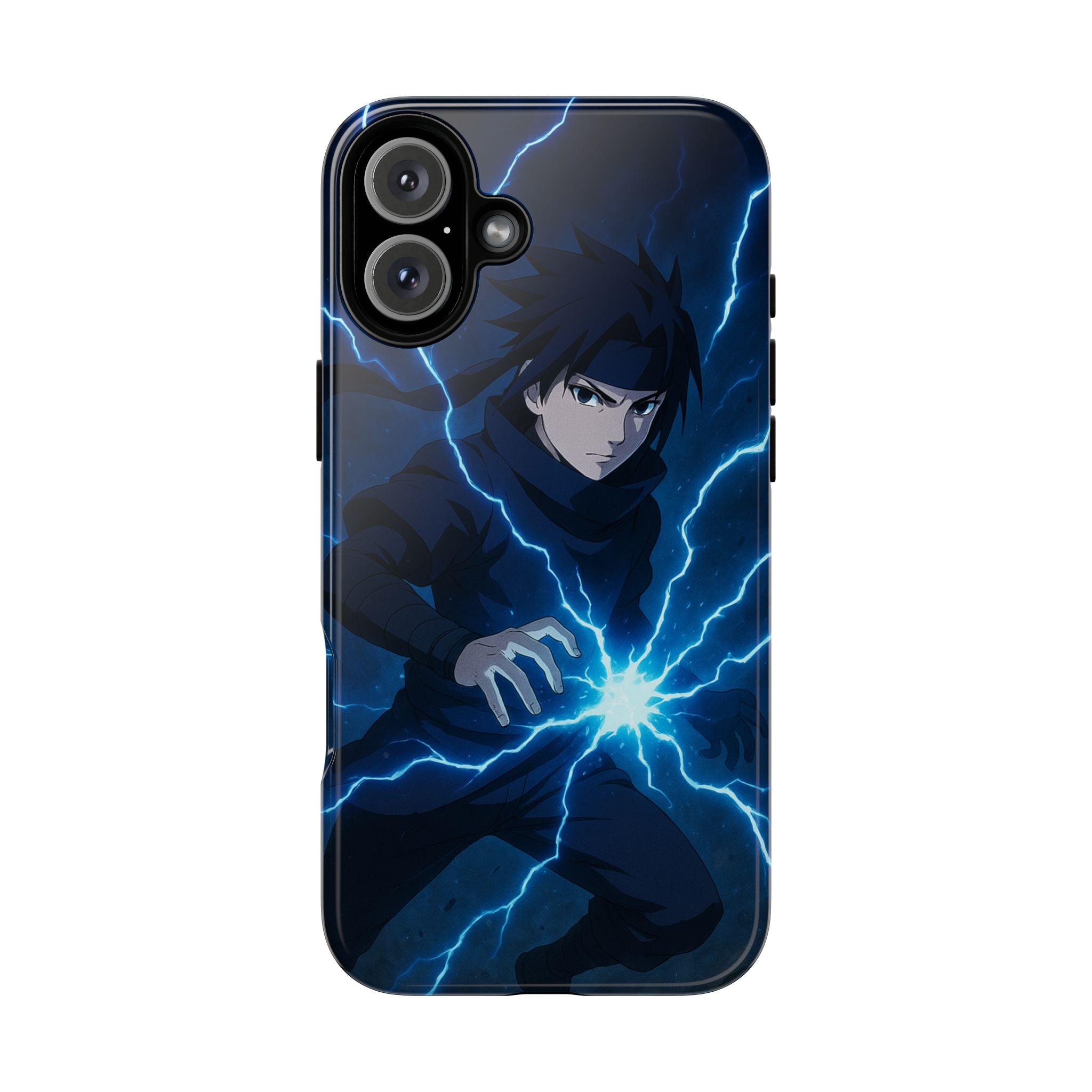 Anime Lightning Phone Case for Sasuke Fans