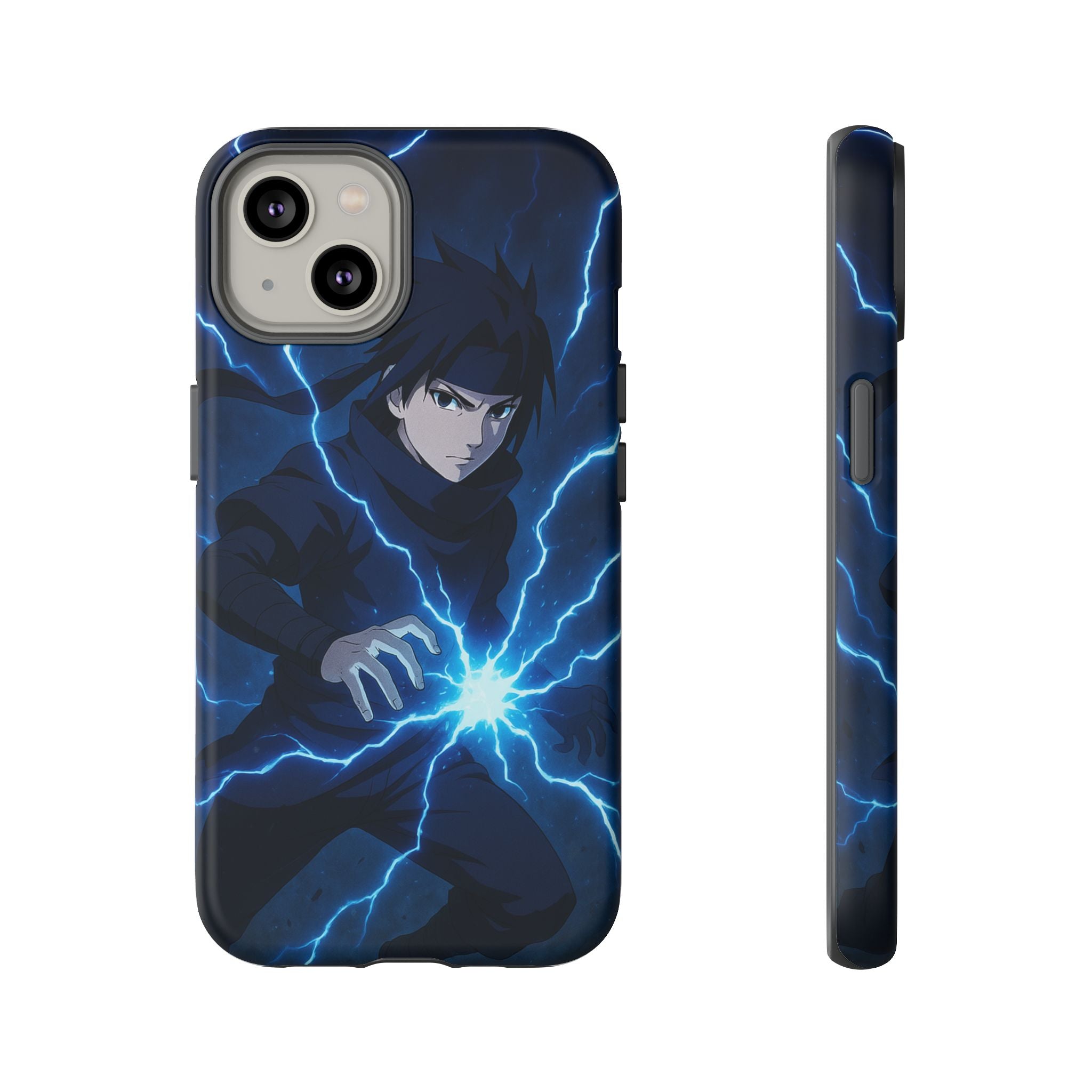 Anime Lightning Phone Case for Sasuke Fans