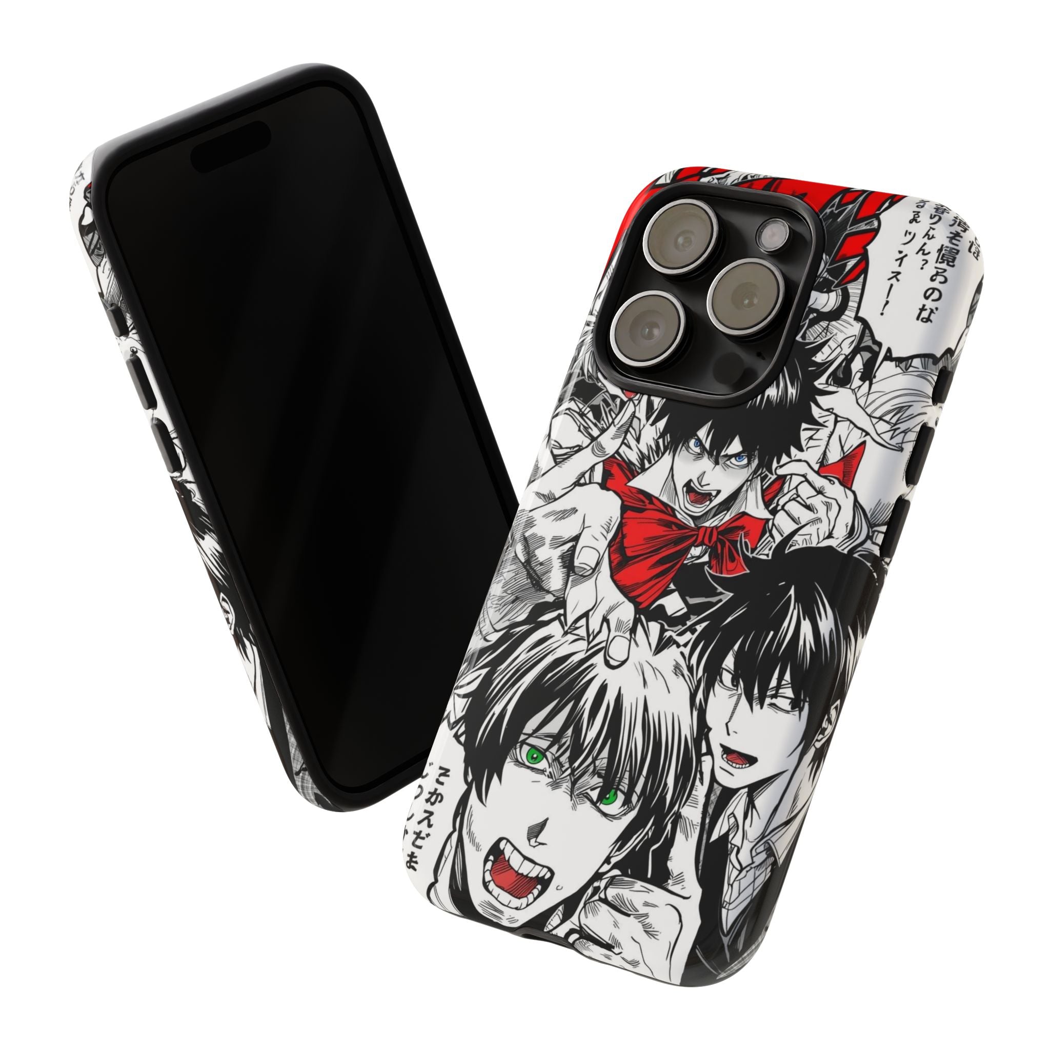 Anime Tough Phone Case with Bold Graphics