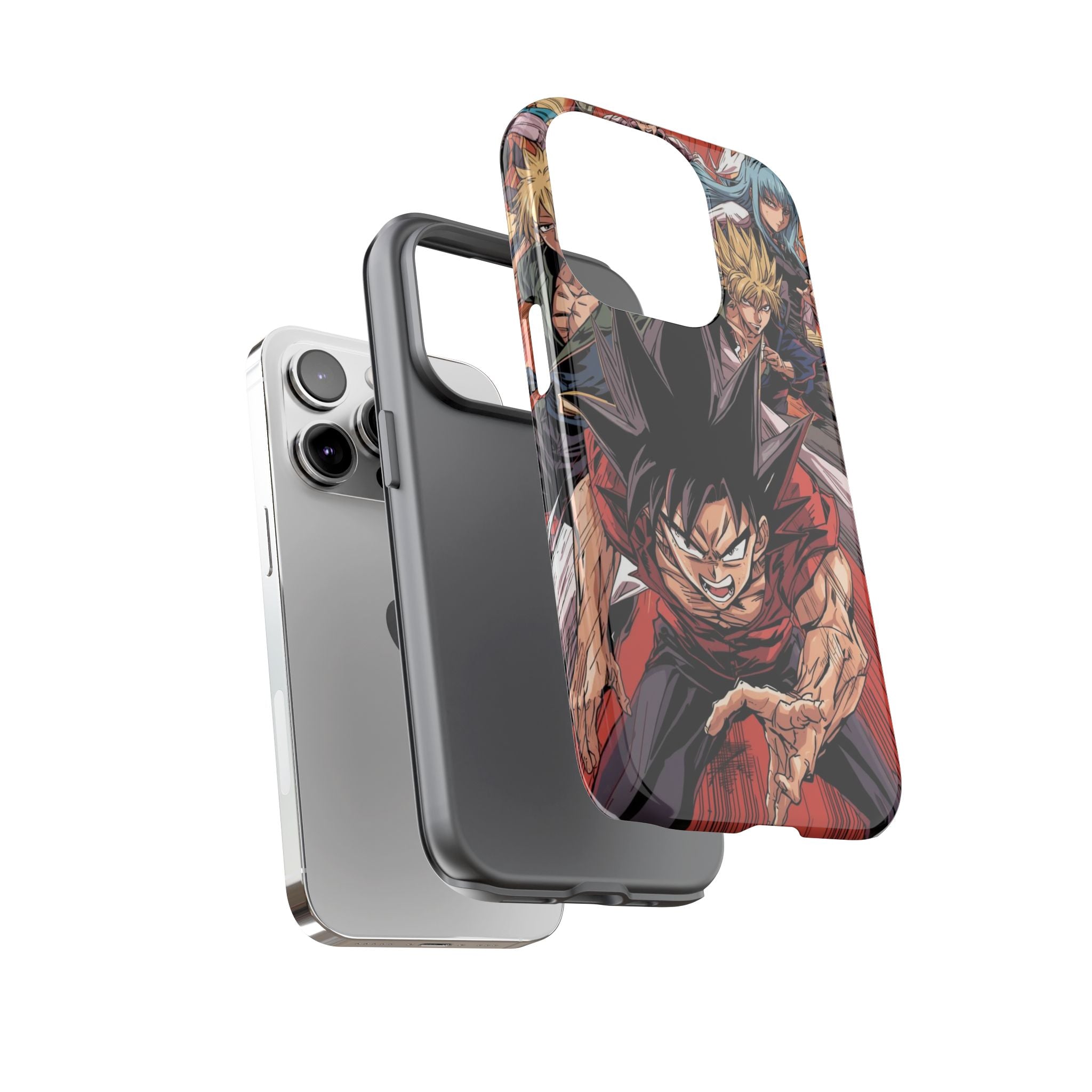 Anime Tough Case for Samsung Galaxy - Fierce Hero Design
