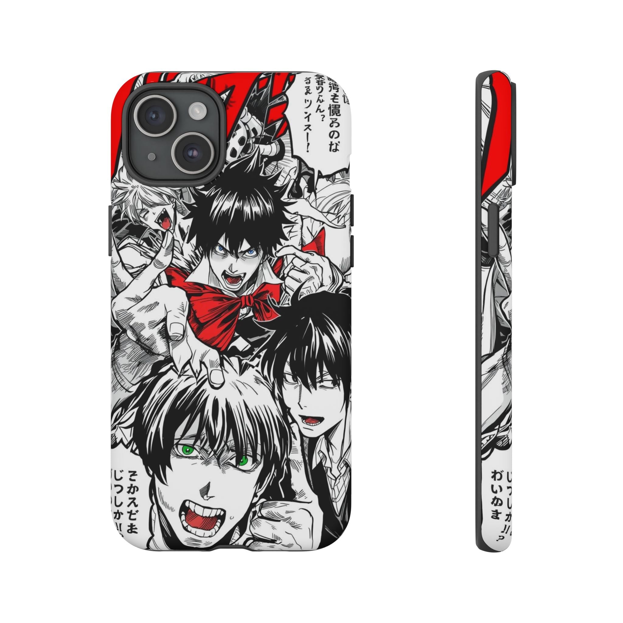 Anime Tough Phone Case with Bold Graphics