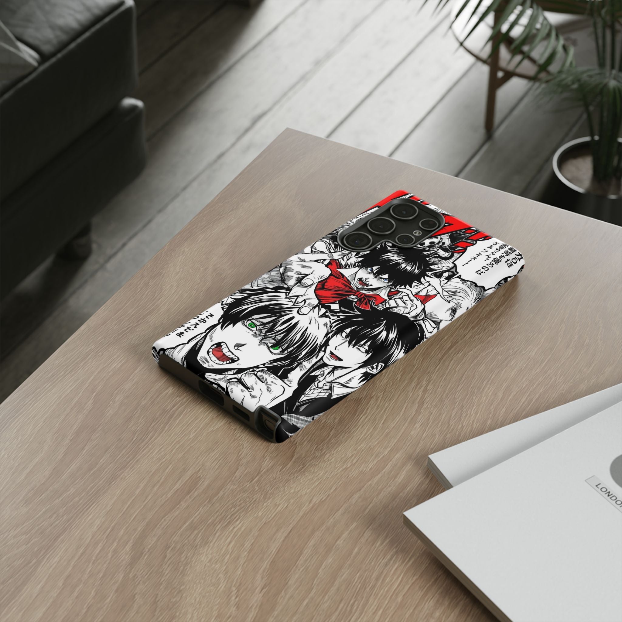 Anime Tough Phone Case with Bold Graphics