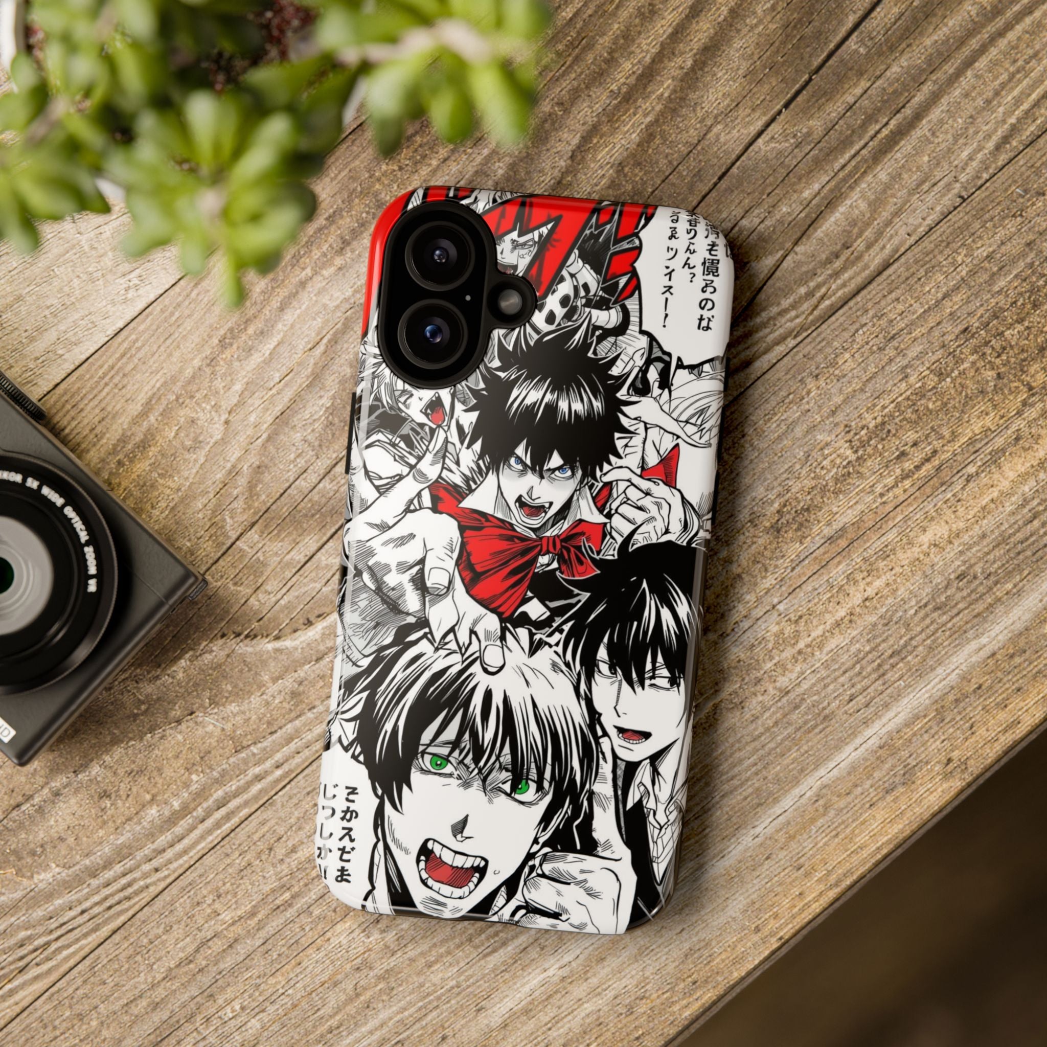 Anime Tough Phone Case with Bold Graphics