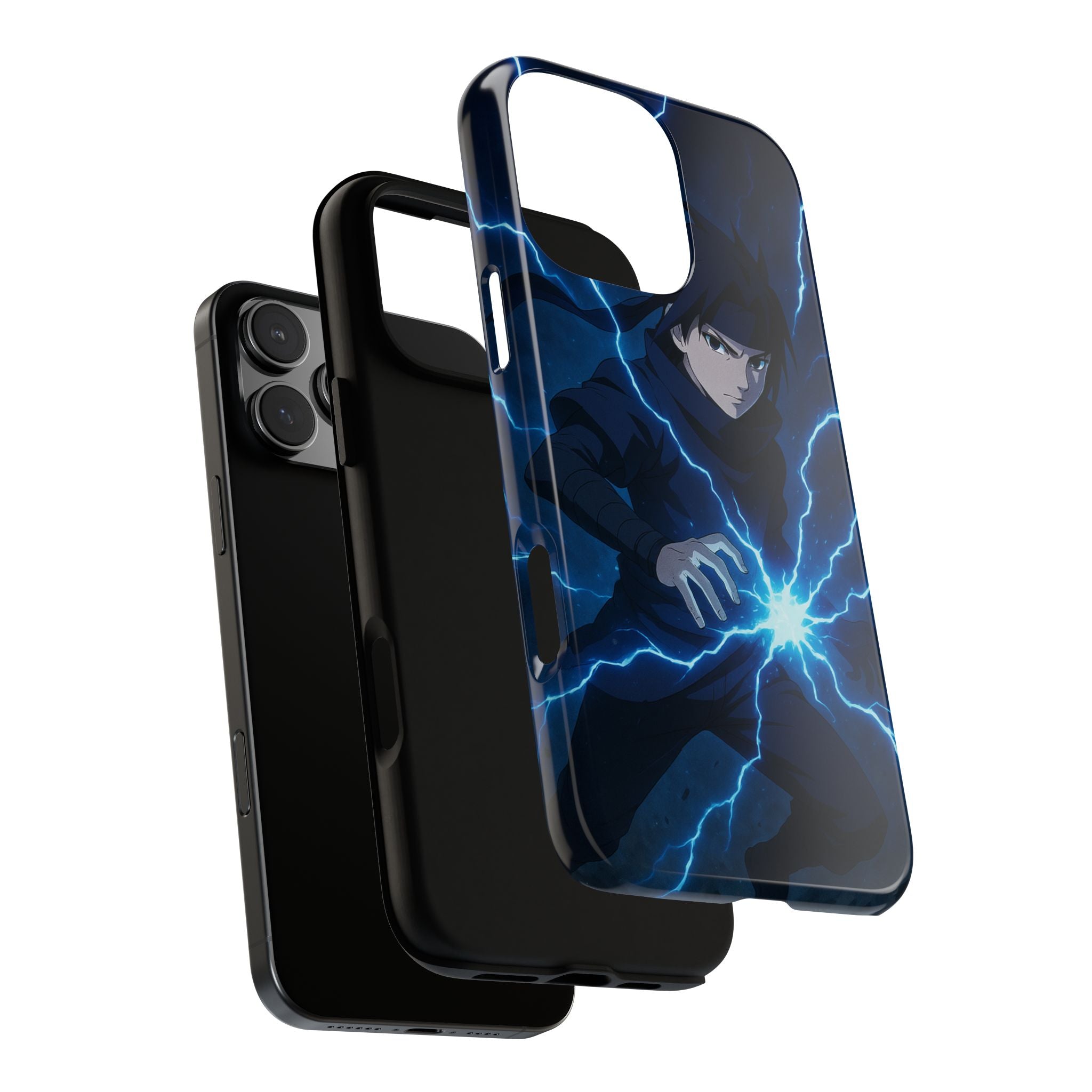 Anime Lightning Phone Case for Sasuke Fans