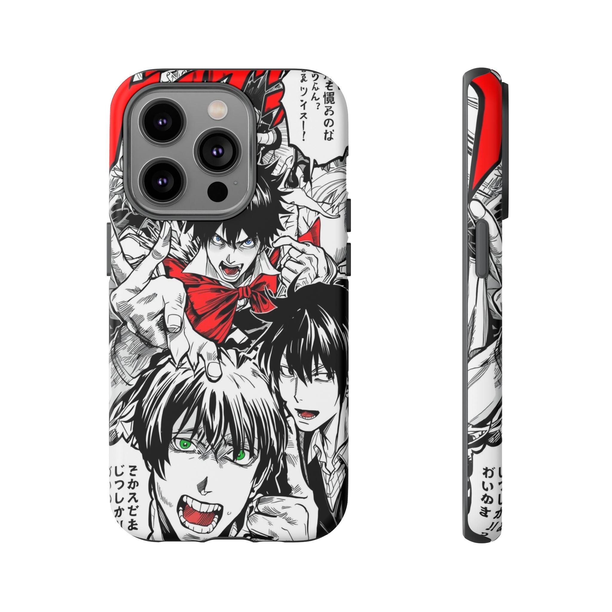 Anime Tough Phone Case with Bold Graphics