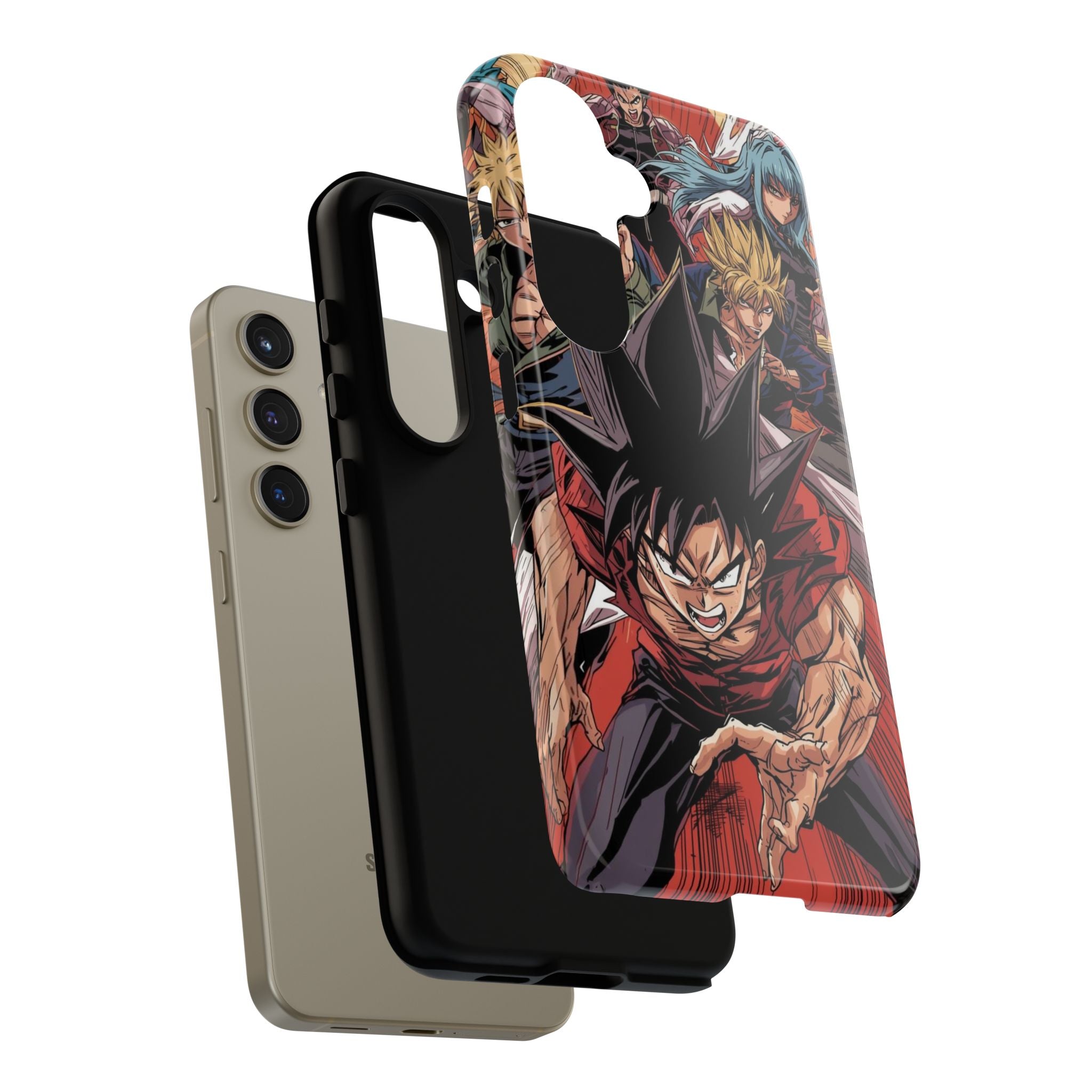 Anime Tough Case for Samsung Galaxy - Fierce Hero Design