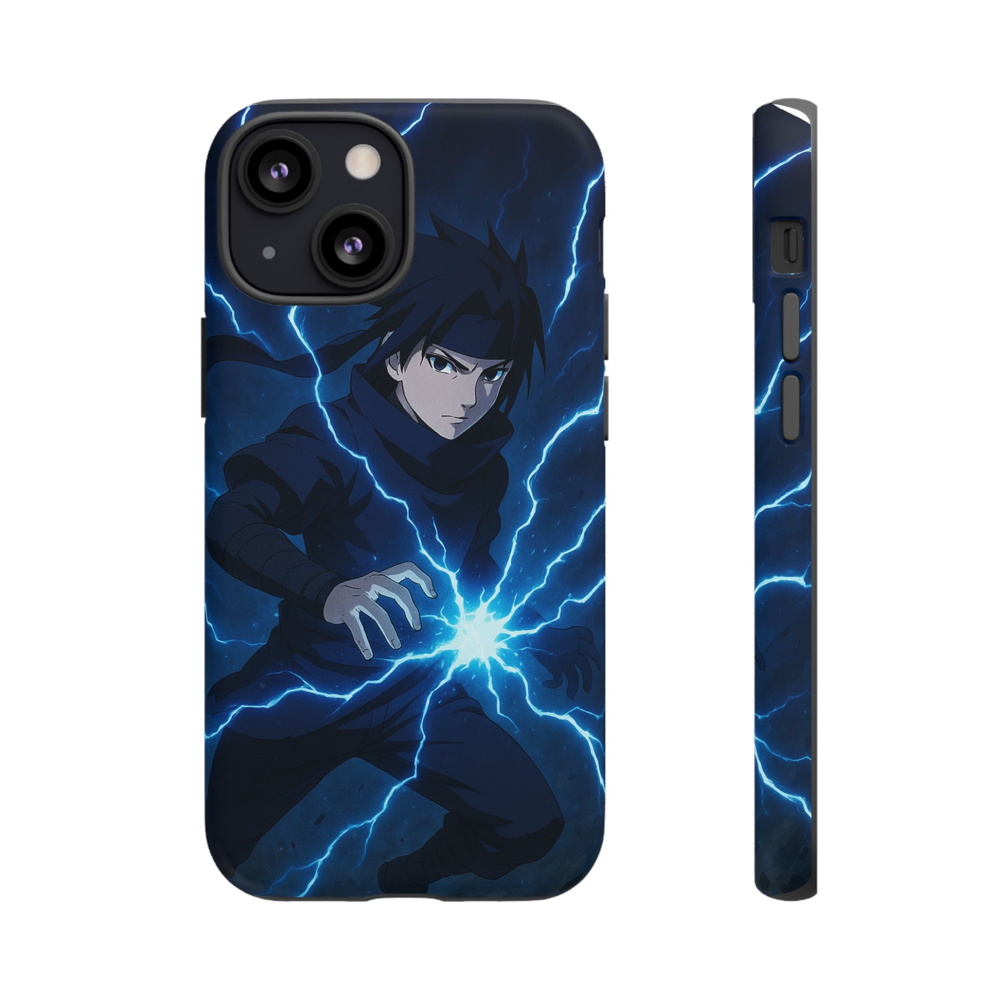 Anime Lightning Phone Case for Sasuke Fans