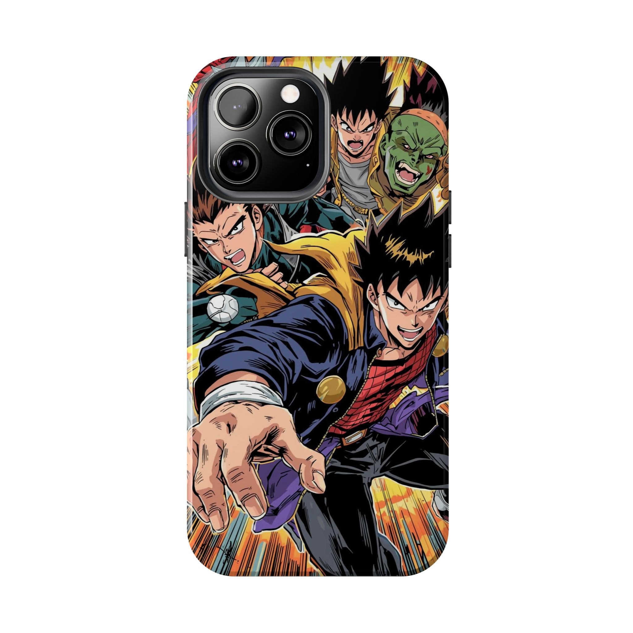 Anime Heroes Tough Phone Case – Durable Protection with Epic Designs
