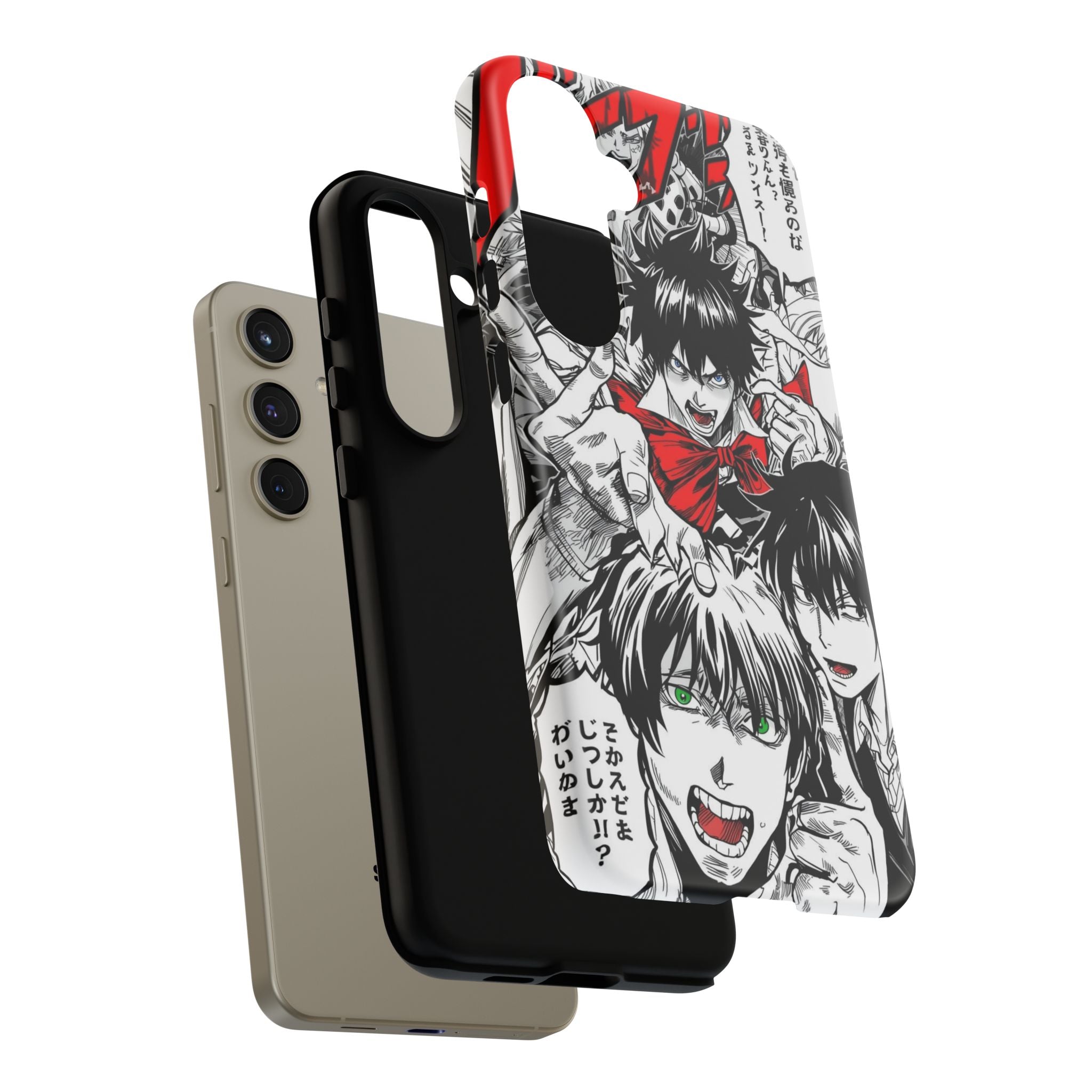 Anime Tough Phone Case with Bold Graphics