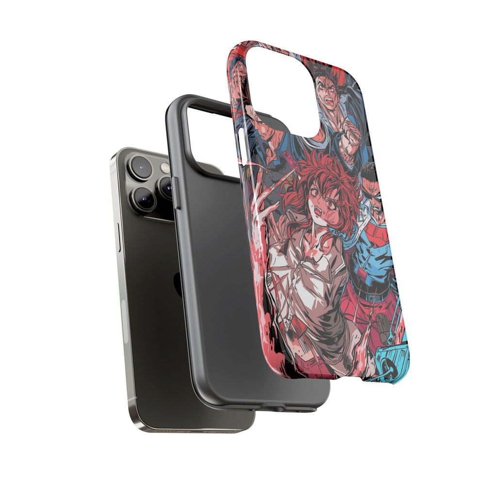 Anime-Inspired Tough Phone Case with Bold Characters