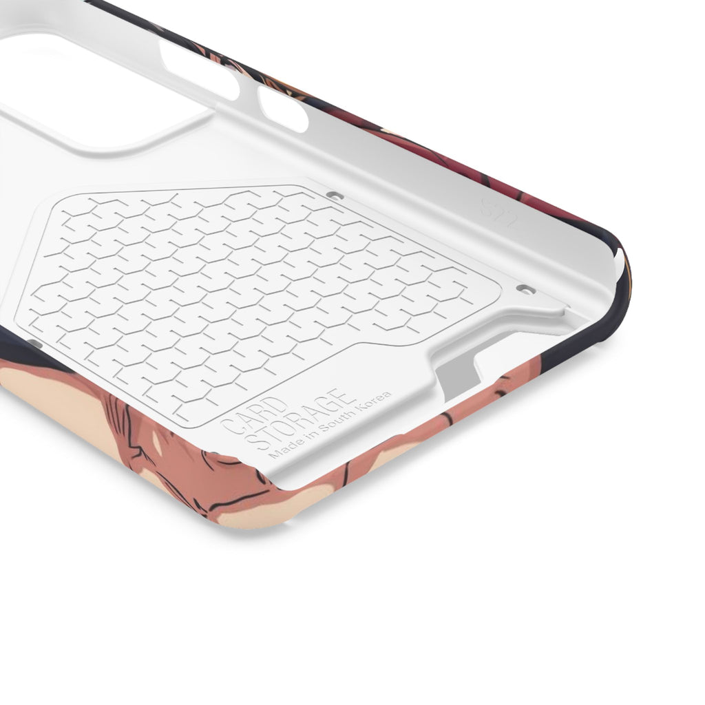 Anime Phone Case with Card Holder - Stylish & Functional Design