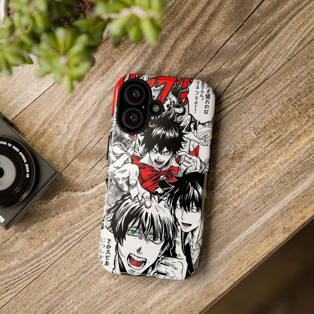 Anime Tough Phone Case with Bold Graphics