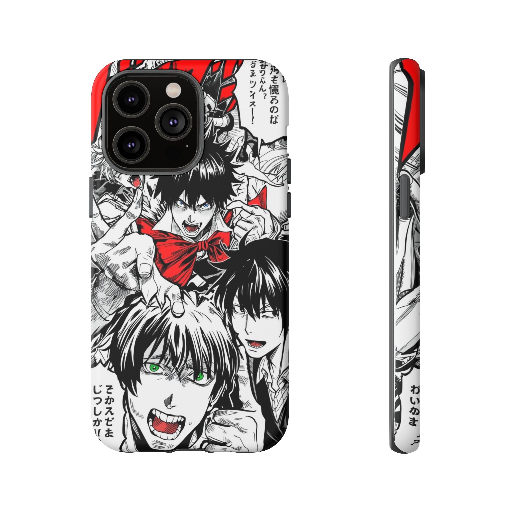 Anime Tough Phone Case with Bold Graphics