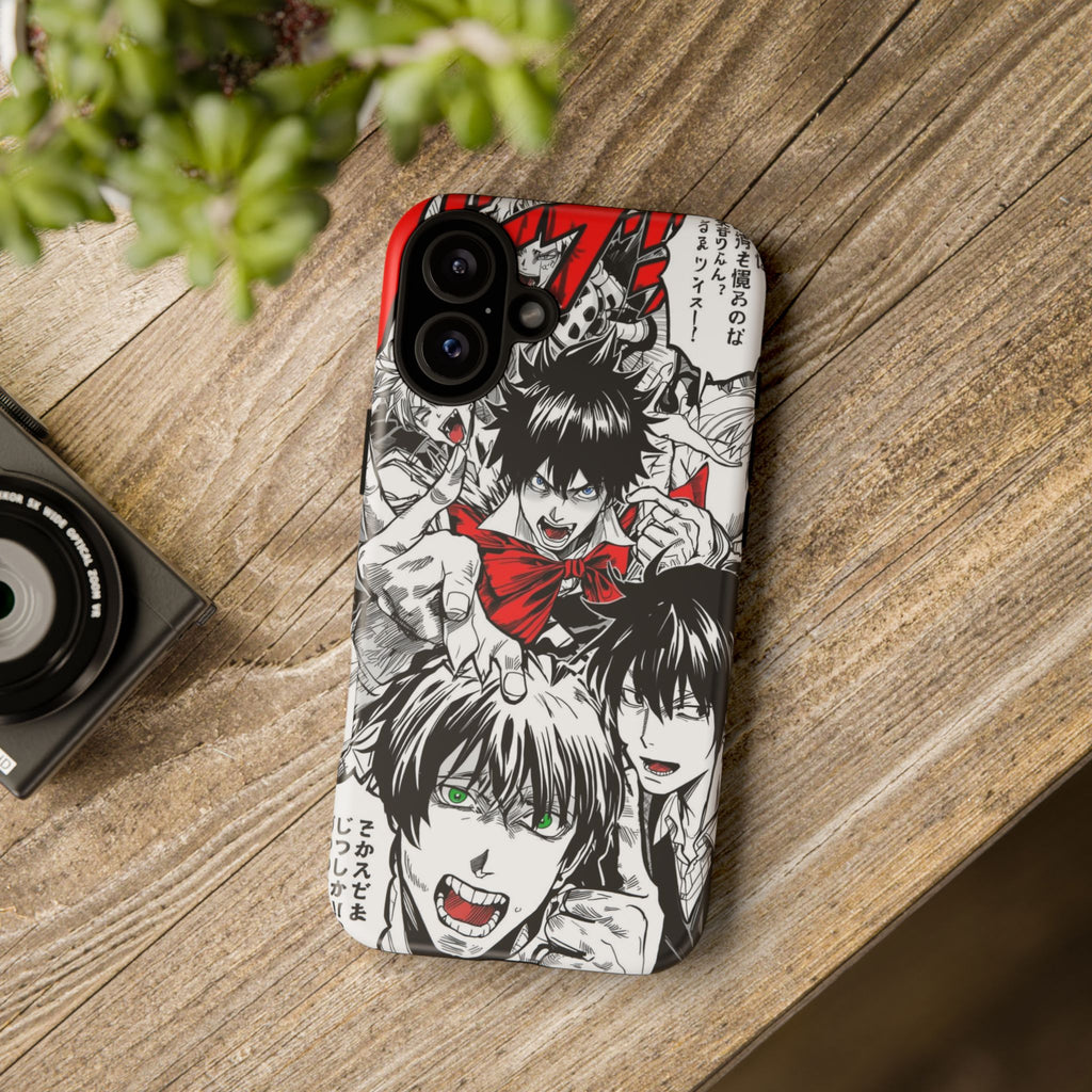 Anime Tough Phone Case with Bold Graphics