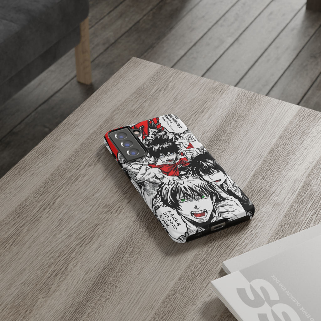 Anime Tough Phone Case with Bold Graphics