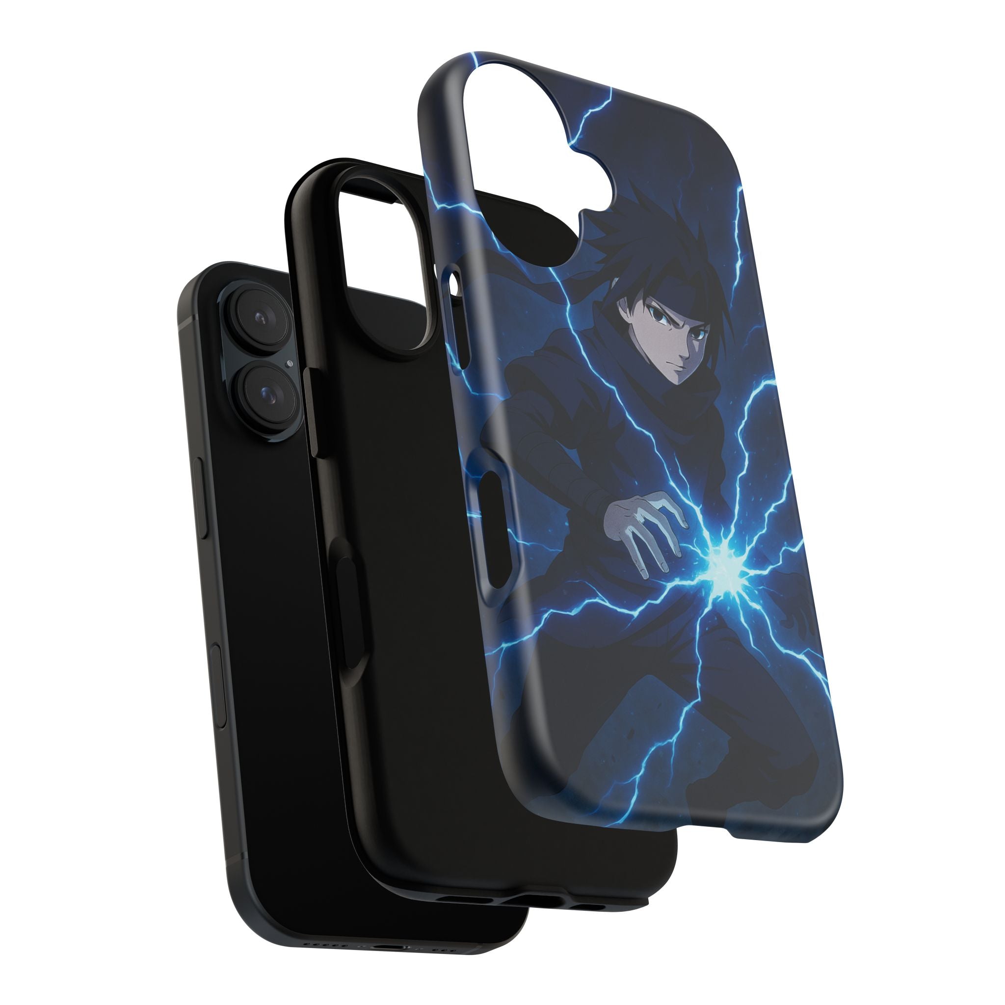 Anime Lightning Phone Case for Sasuke Fans