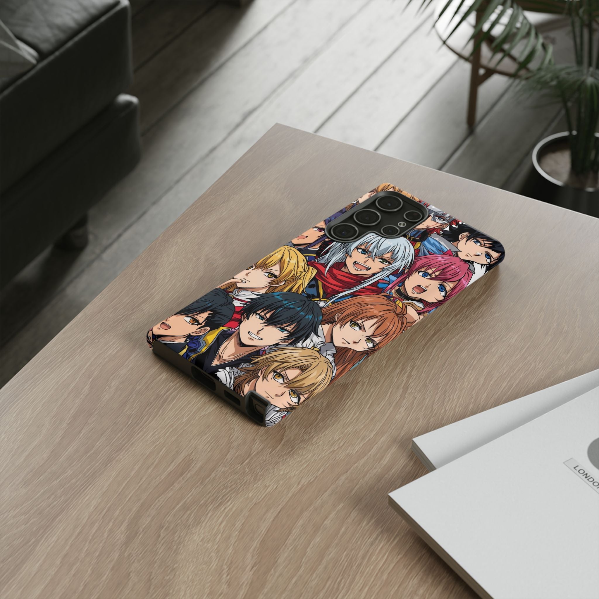 Anime-Inspired Phone Case with Bold Characters