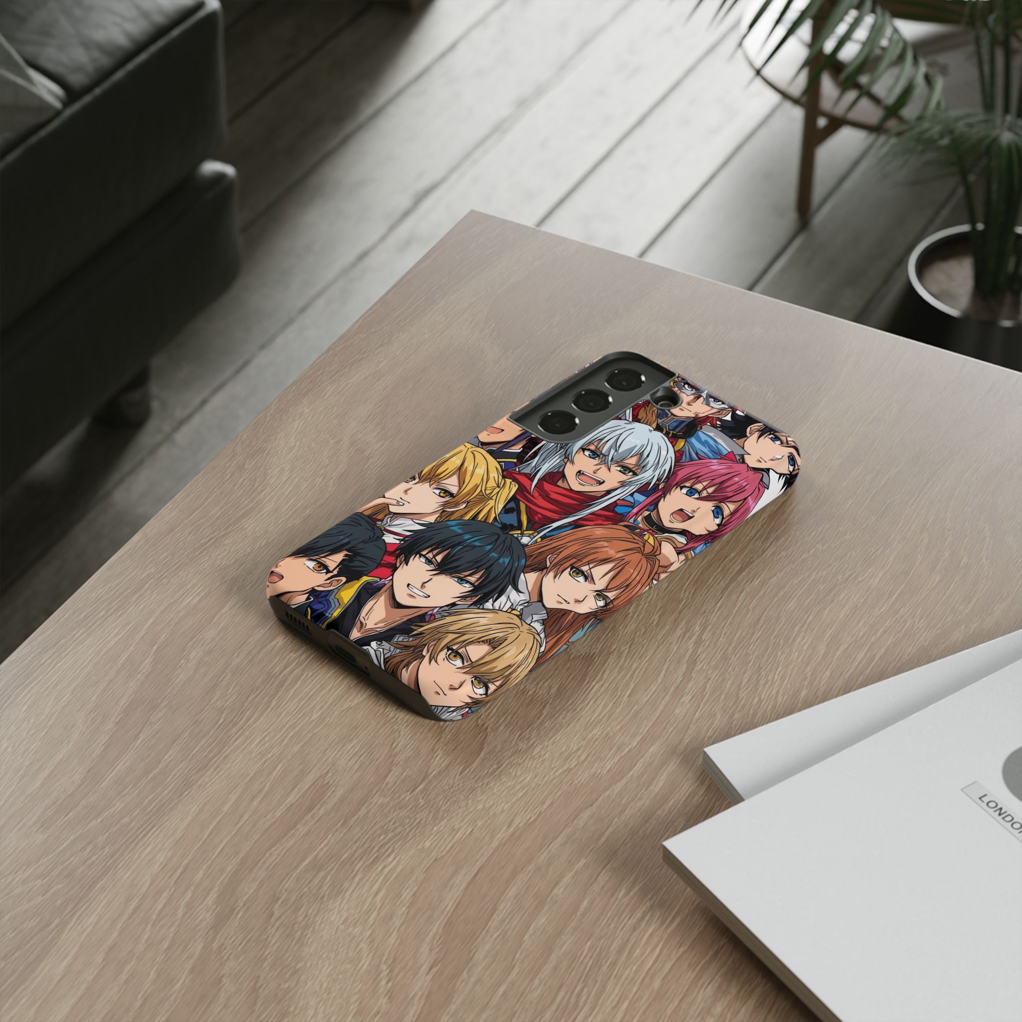 Anime-Inspired Phone Case with Bold Characters