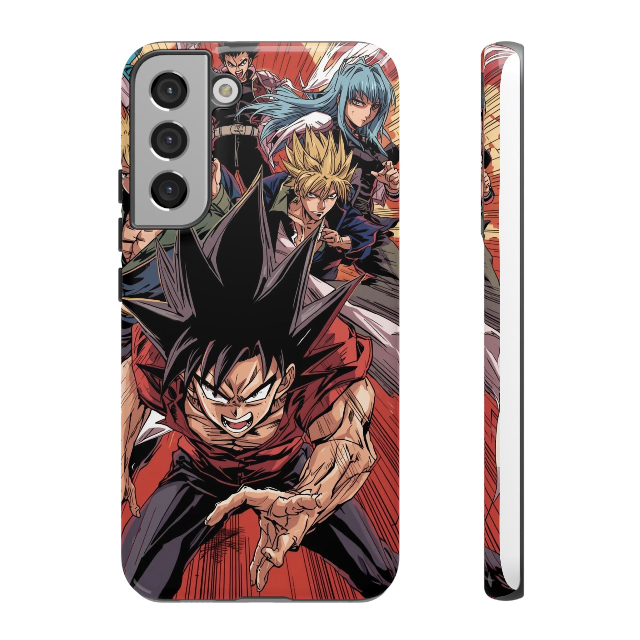 Anime Tough Case for Samsung Galaxy - Fierce Hero Design
