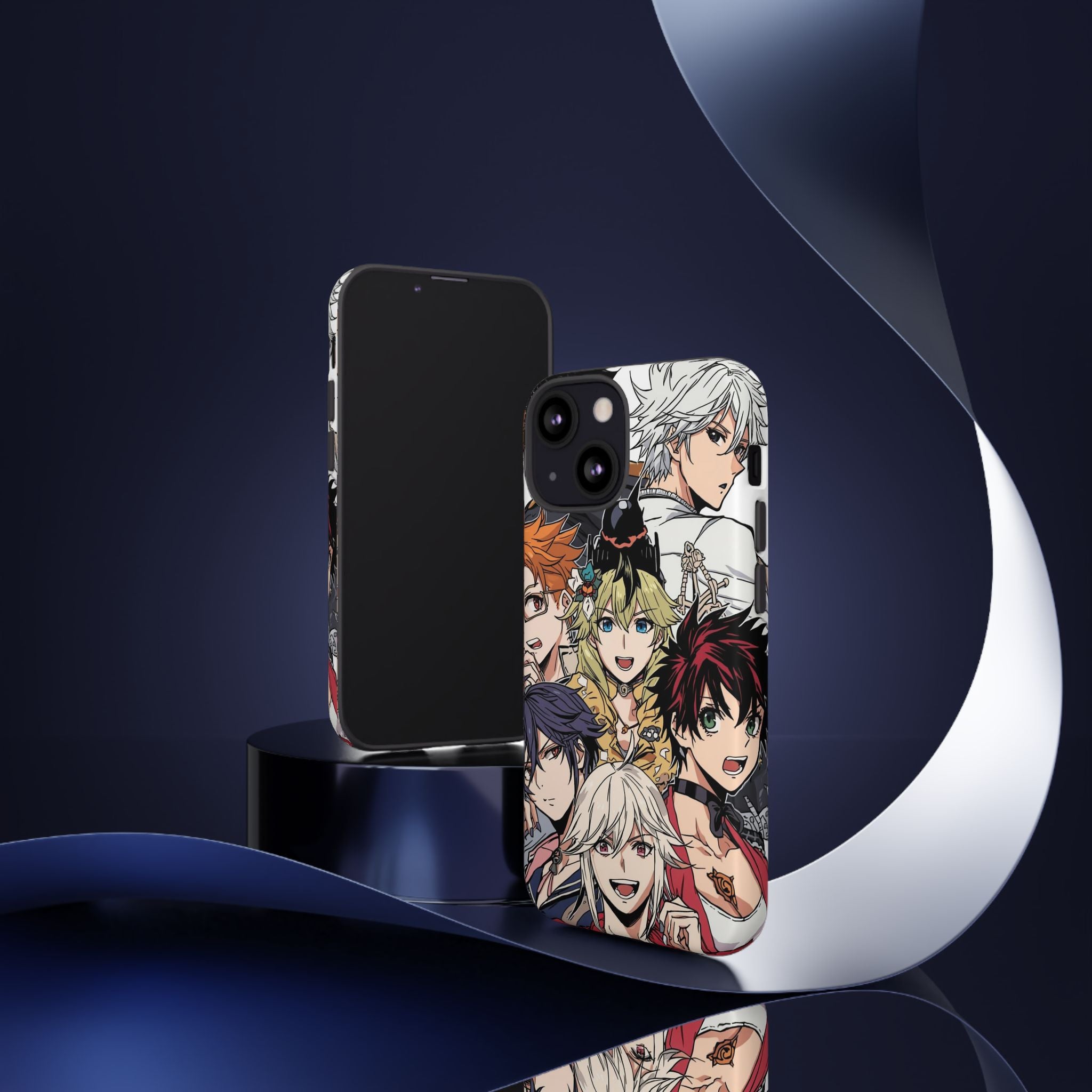 Anime Characters Tough Phone Case