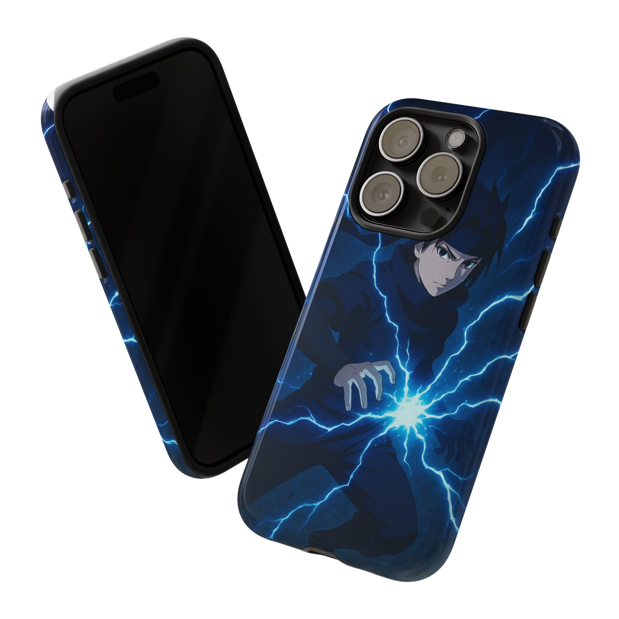 Anime Lightning Phone Case for Sasuke Fans