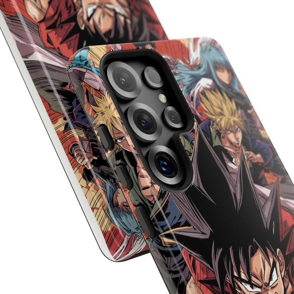 Anime Tough Case for Samsung Galaxy - Fierce Hero Design