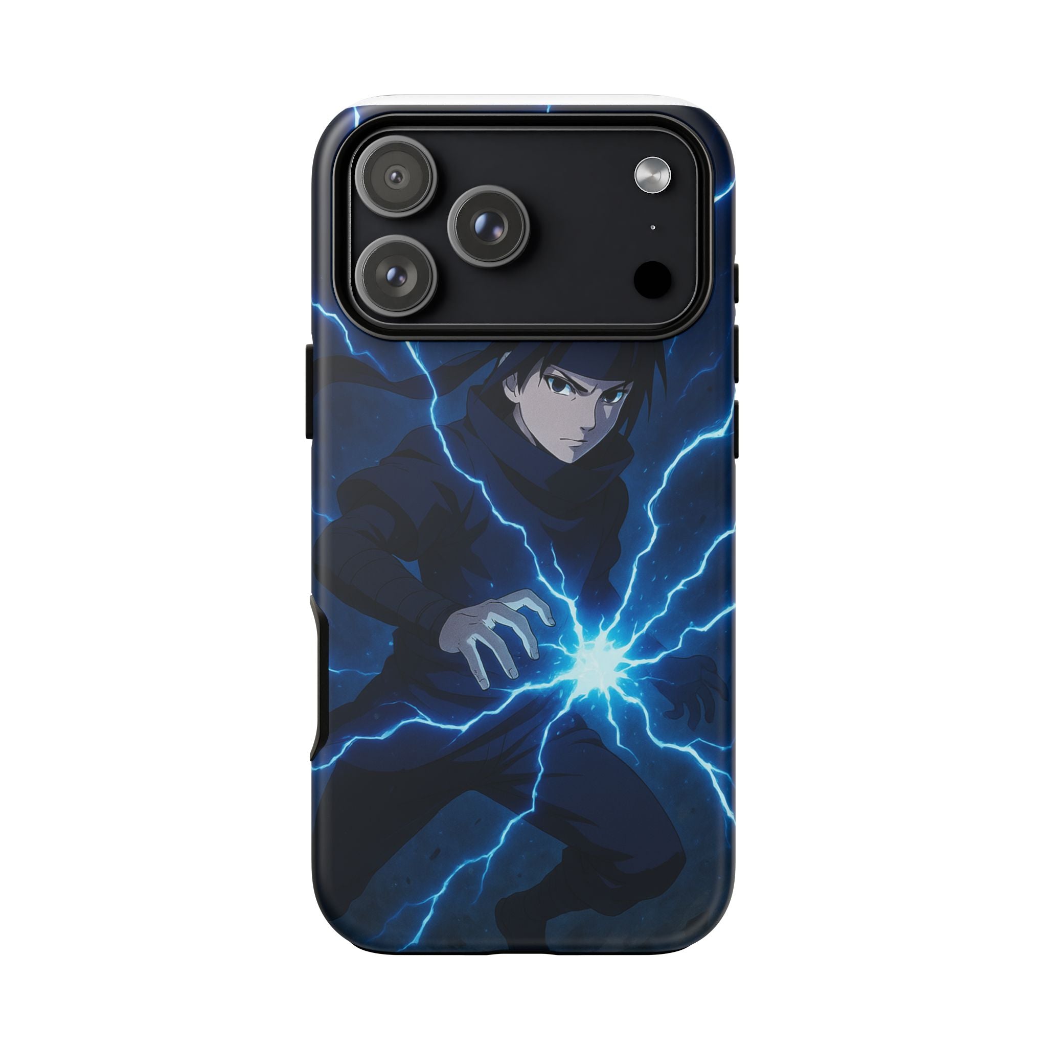 Anime Lightning Phone Case for Sasuke Fans