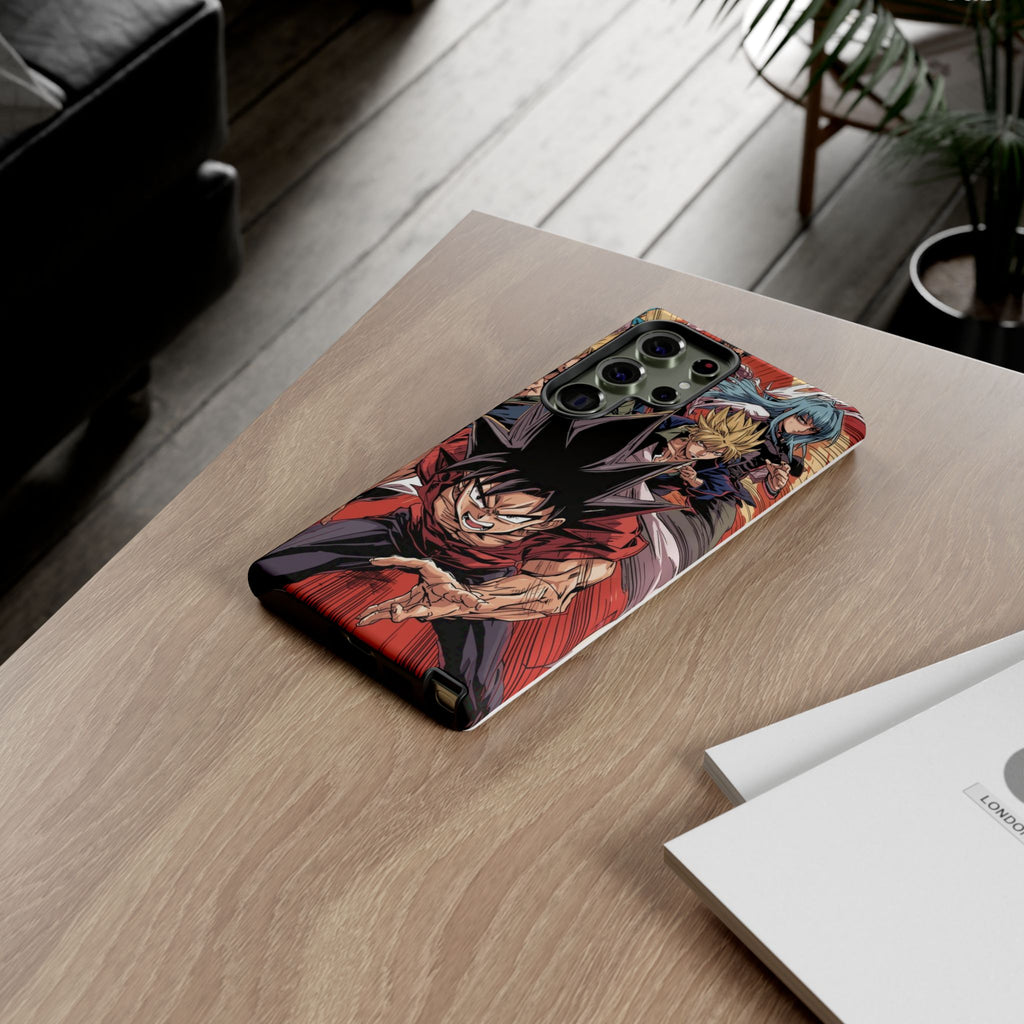 Anime Tough Case for Samsung Galaxy - Fierce Hero Design