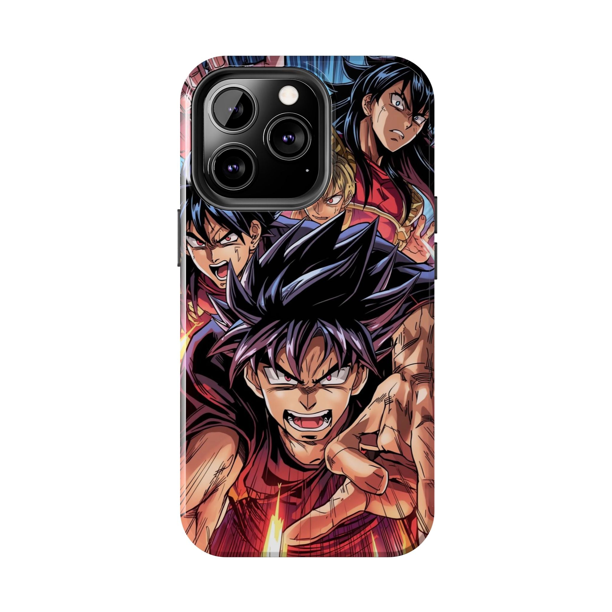 Anime Action Tough Phone Case for Gamers & Fans