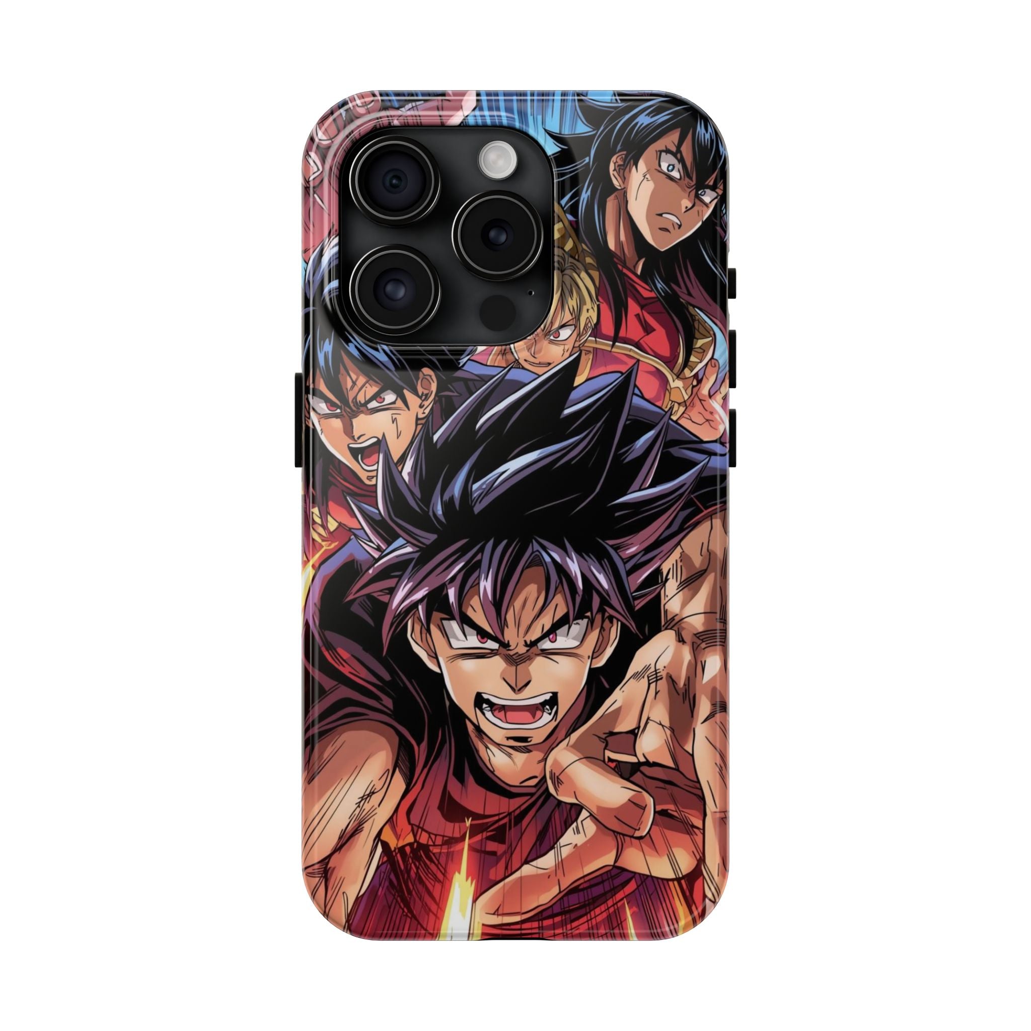 Anime Action Tough Phone Case for Gamers & Fans