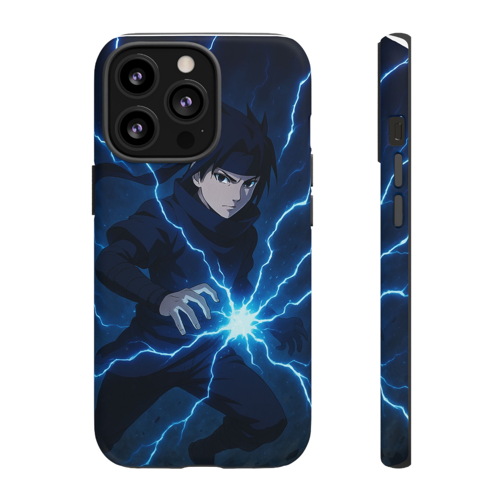 Anime Lightning Phone Case for Sasuke Fans