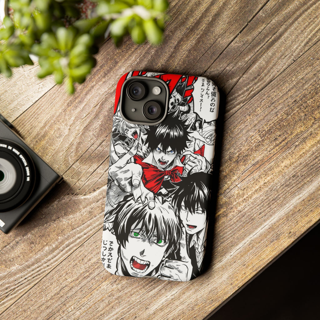 Anime Tough Phone Case with Bold Graphics