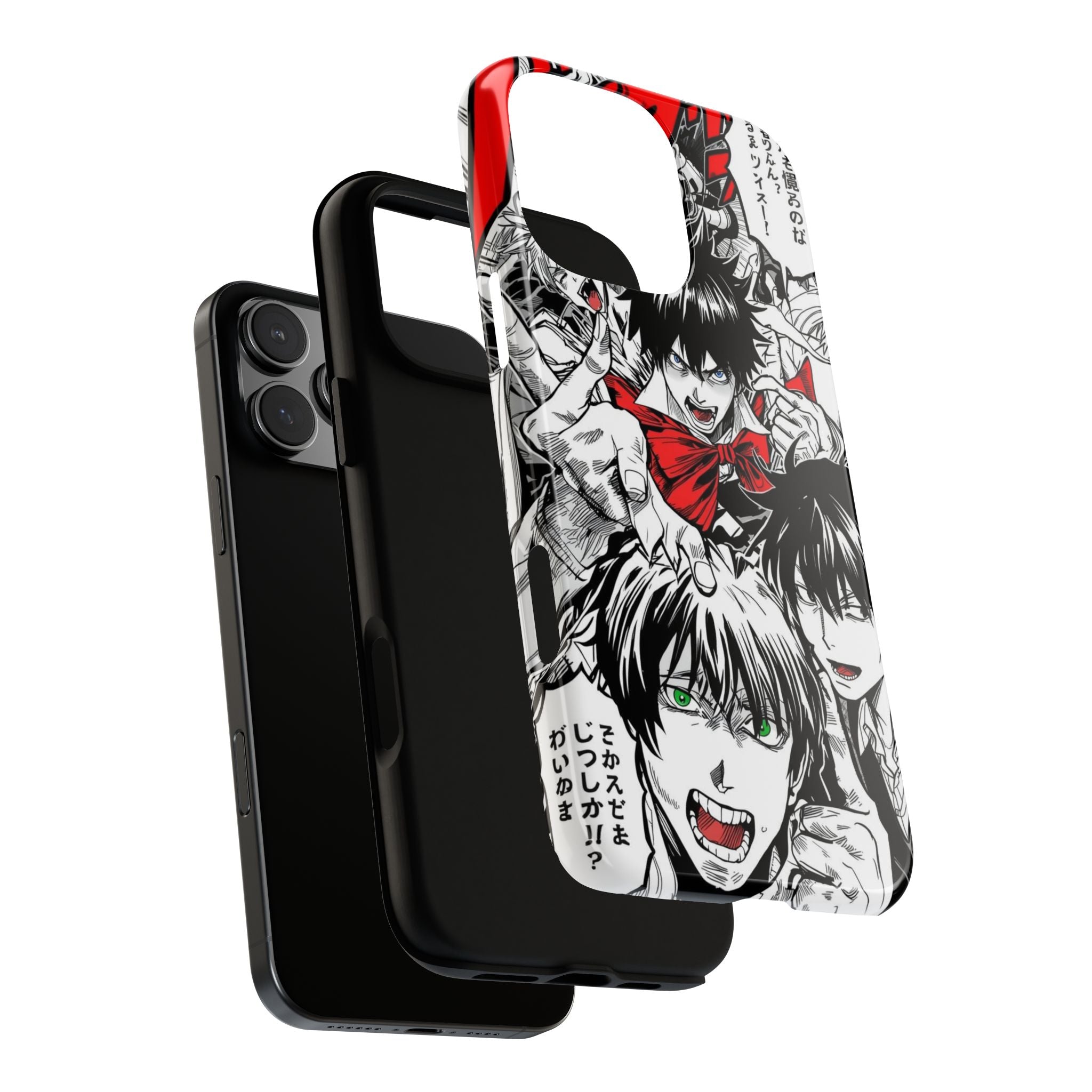 Anime Tough Phone Case with Bold Graphics