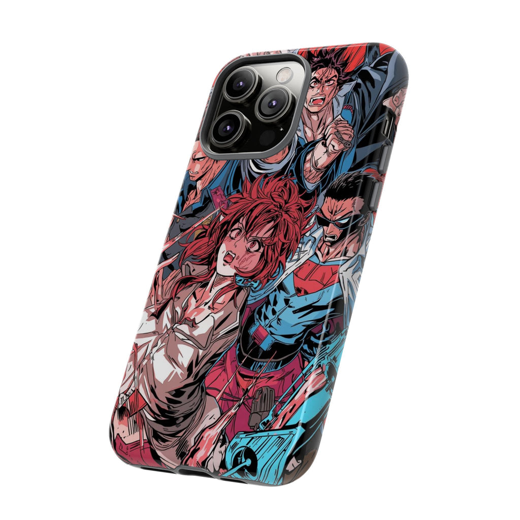 Anime-Inspired Tough Phone Case with Bold Characters