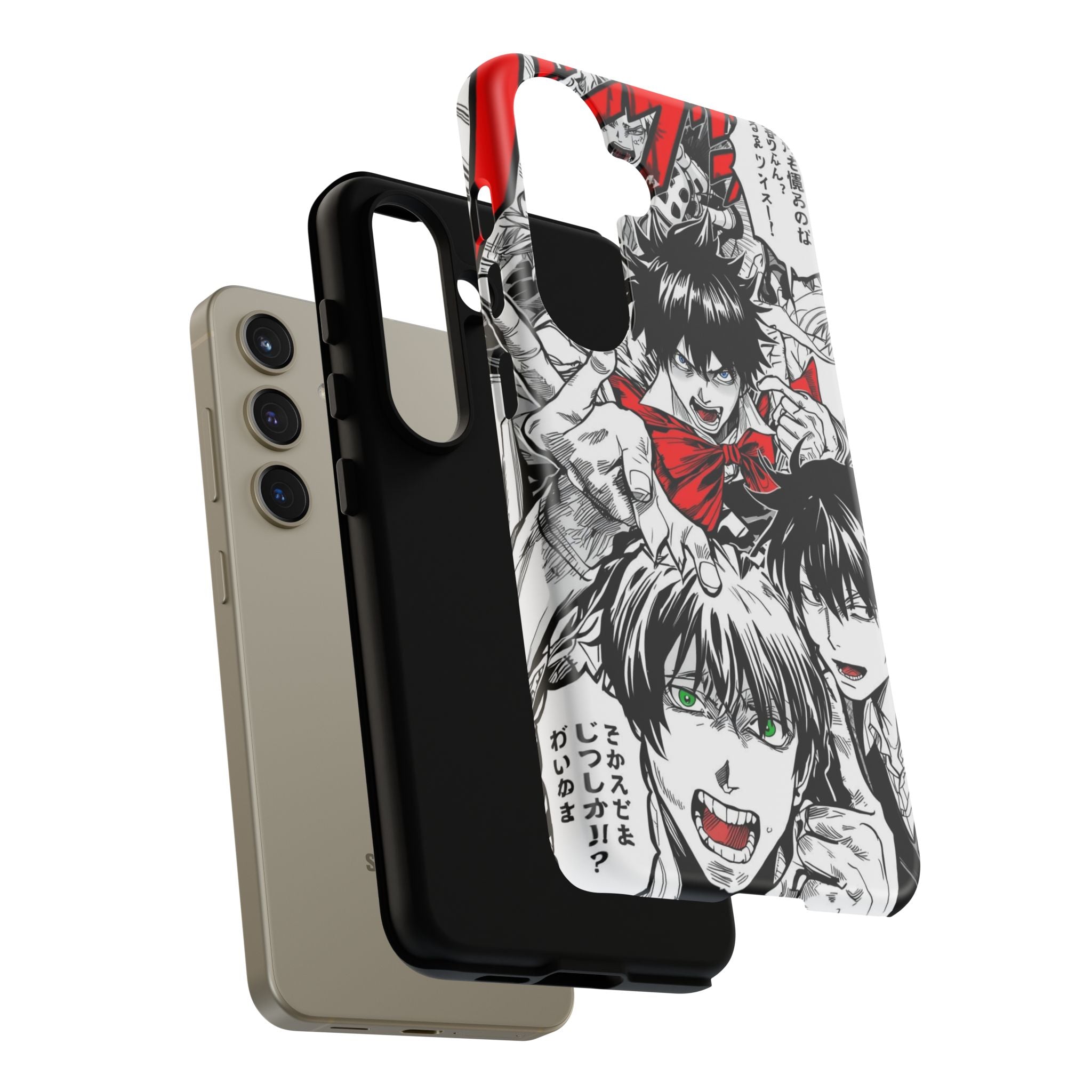 Anime Tough Phone Case with Bold Graphics