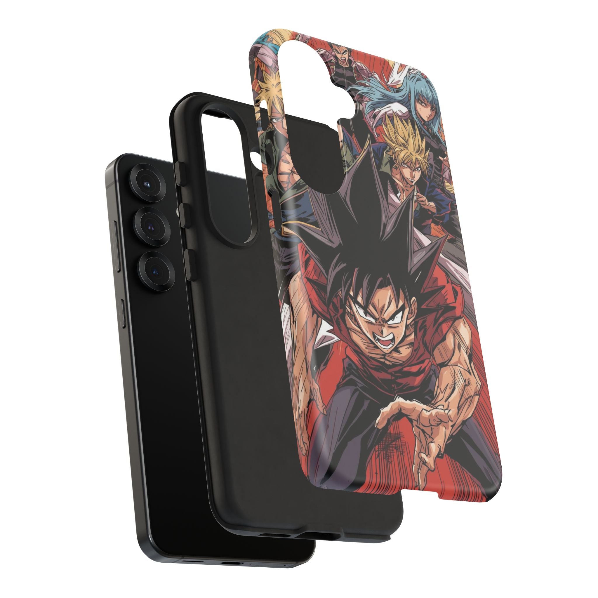 Anime Tough Case for Samsung Galaxy - Fierce Hero Design