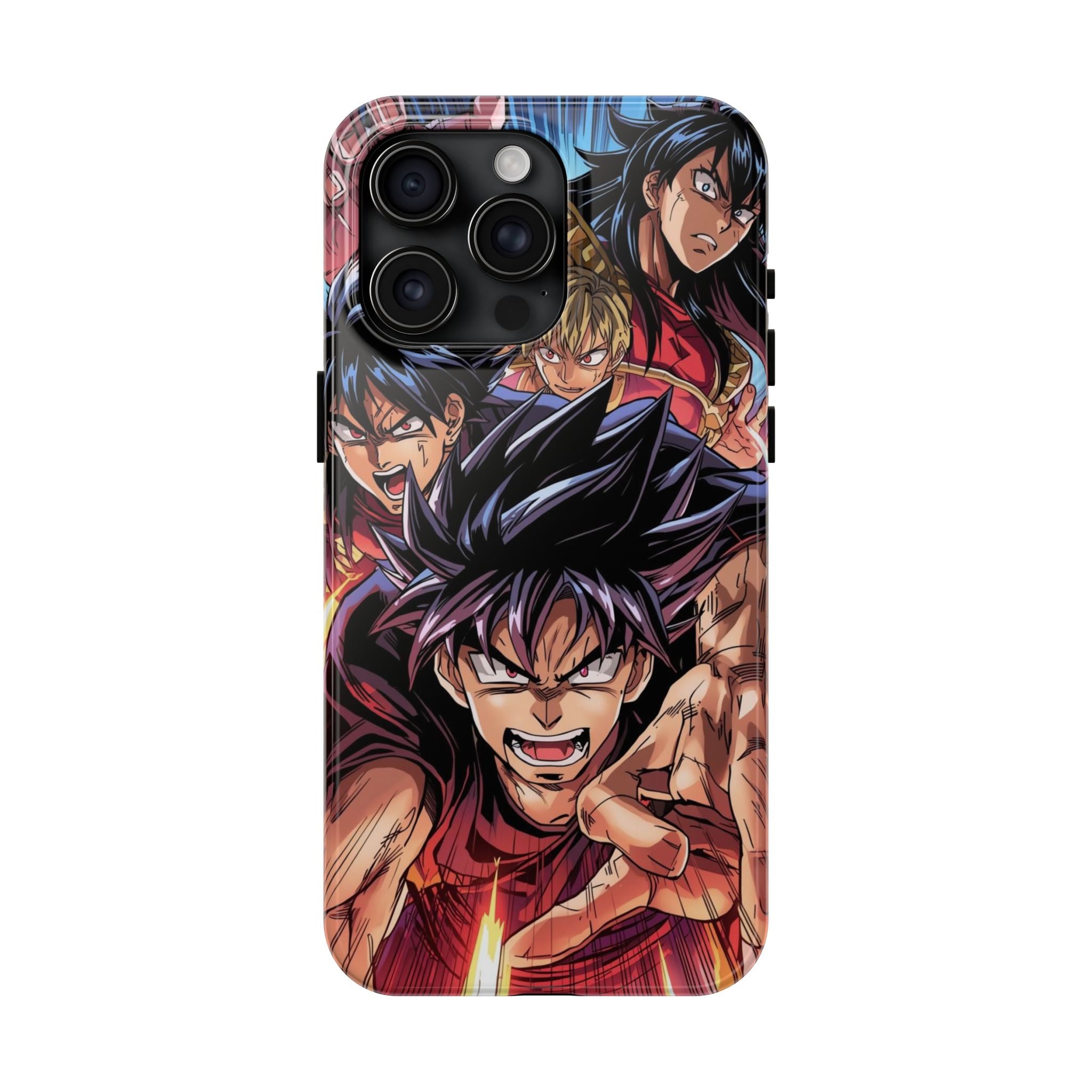 Anime Action Tough Phone Case for Gamers & Fans