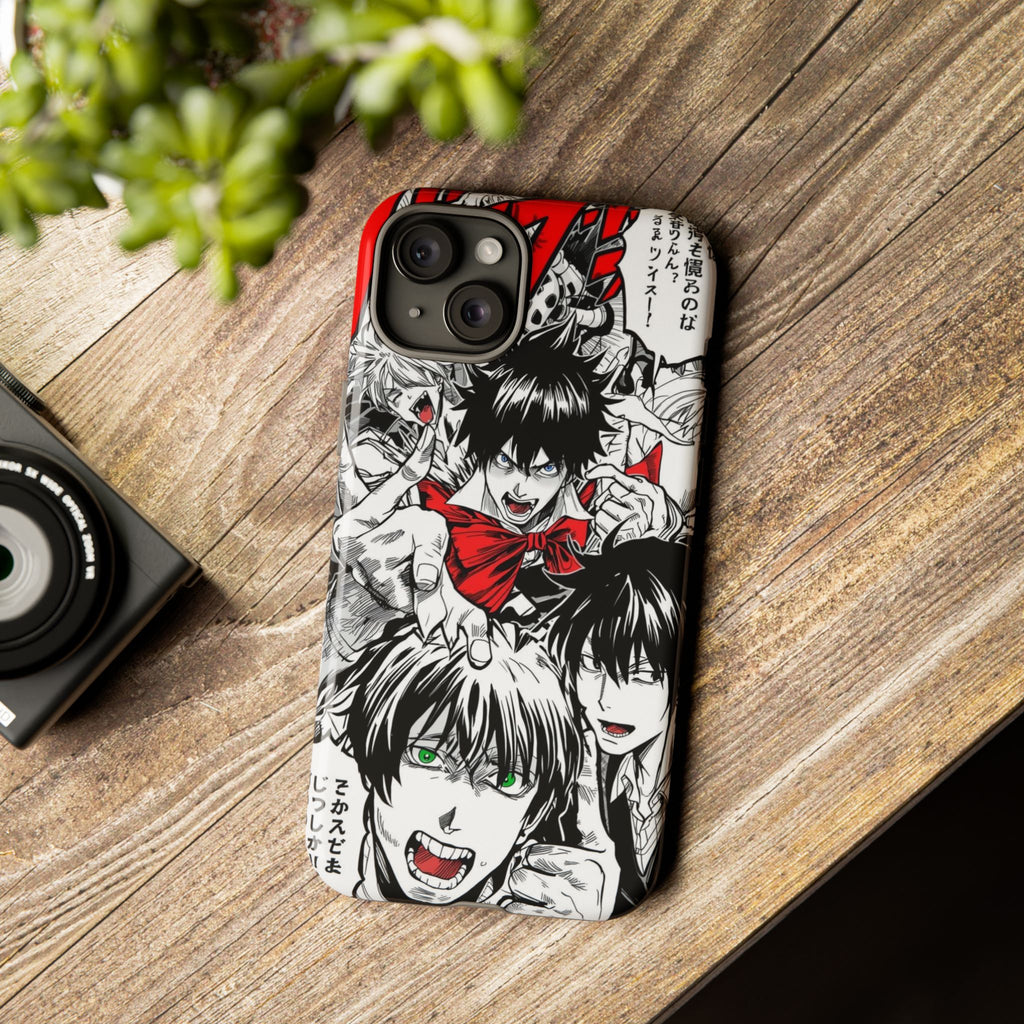 Anime Tough Phone Case with Bold Graphics