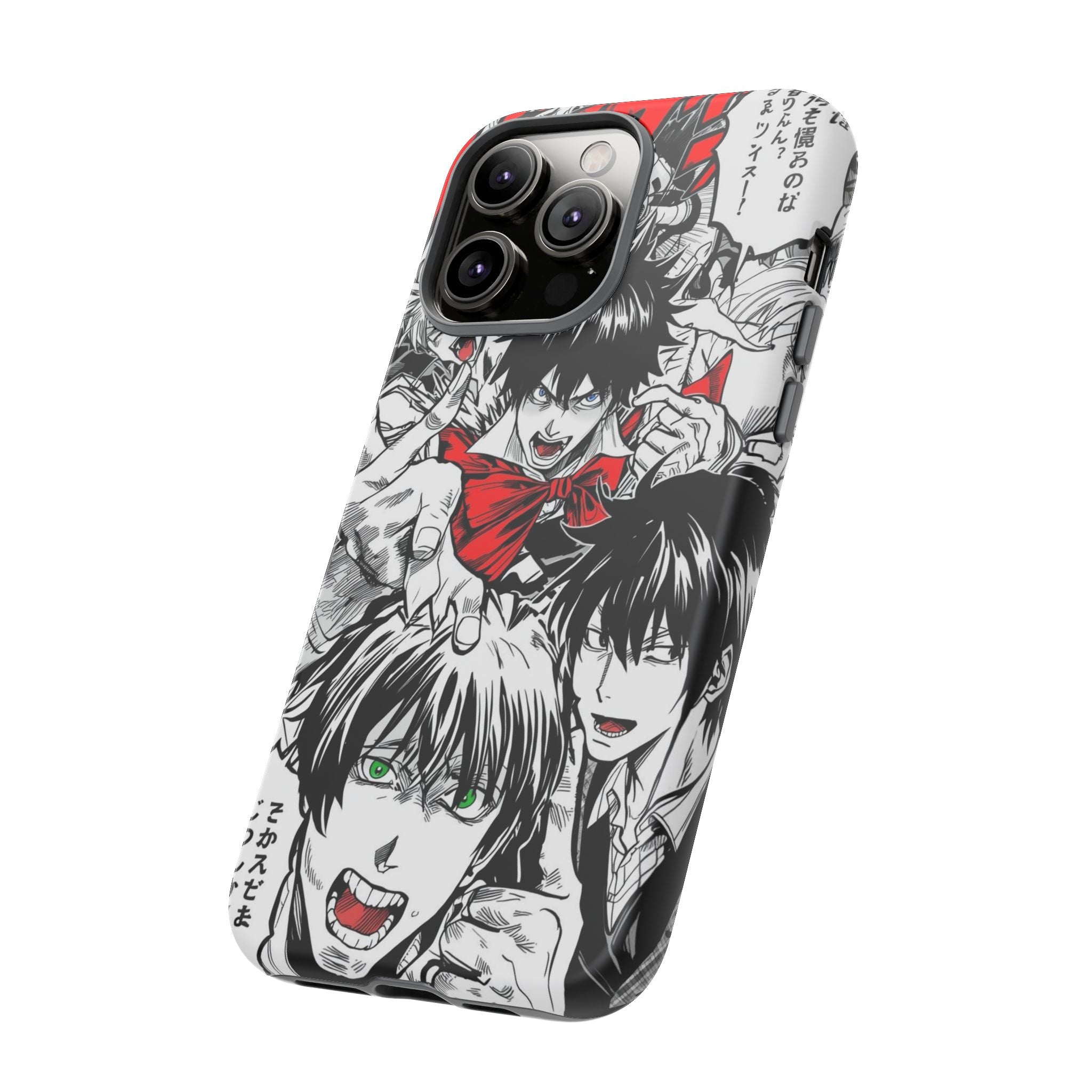 Anime Tough Phone Case with Bold Graphics