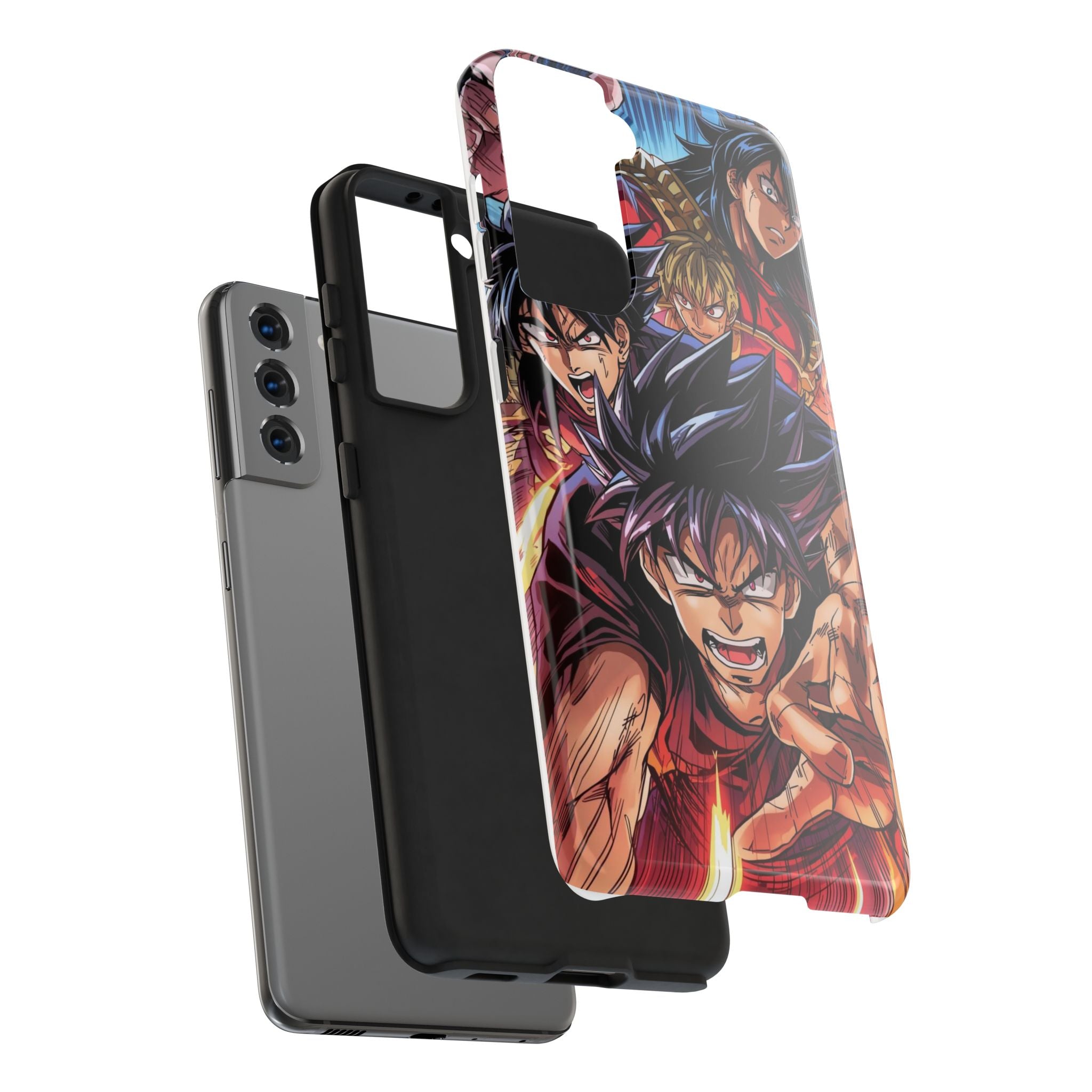 Anime Action Tough Phone Case for Gamers & Fans