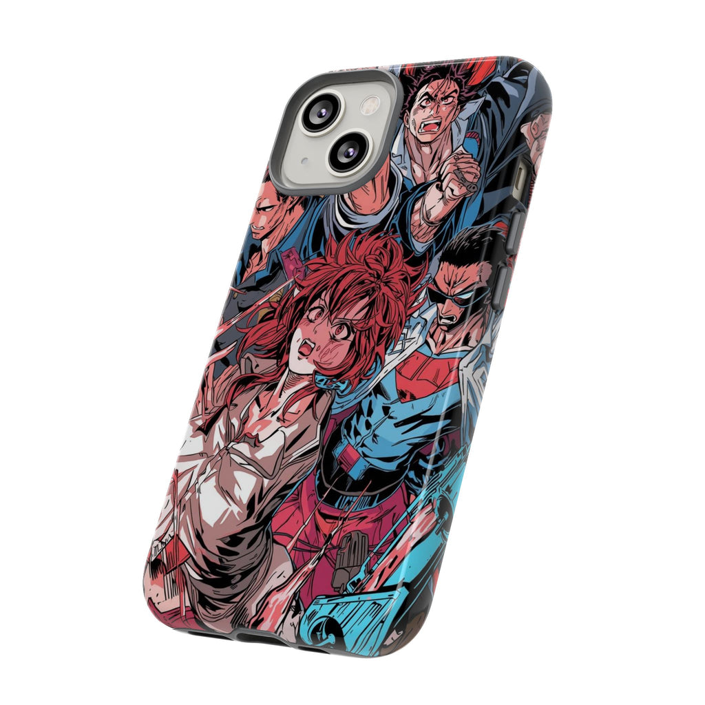 Anime-Inspired Tough Phone Case with Bold Characters