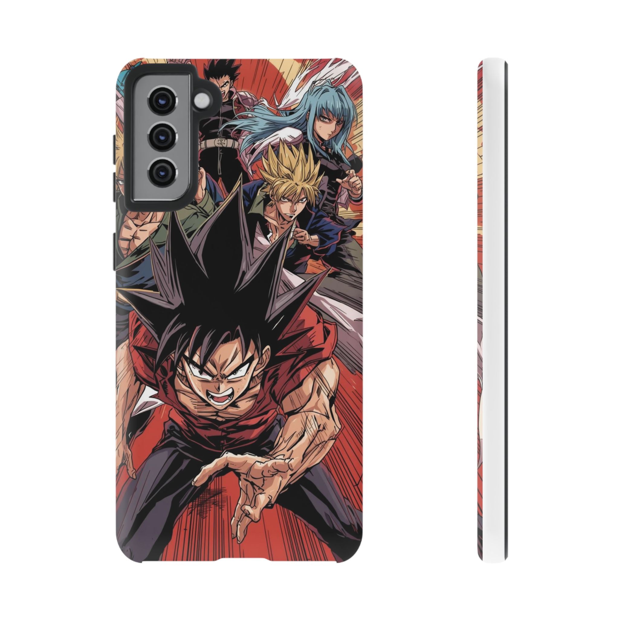 Anime Tough Case for Samsung Galaxy - Fierce Hero Design