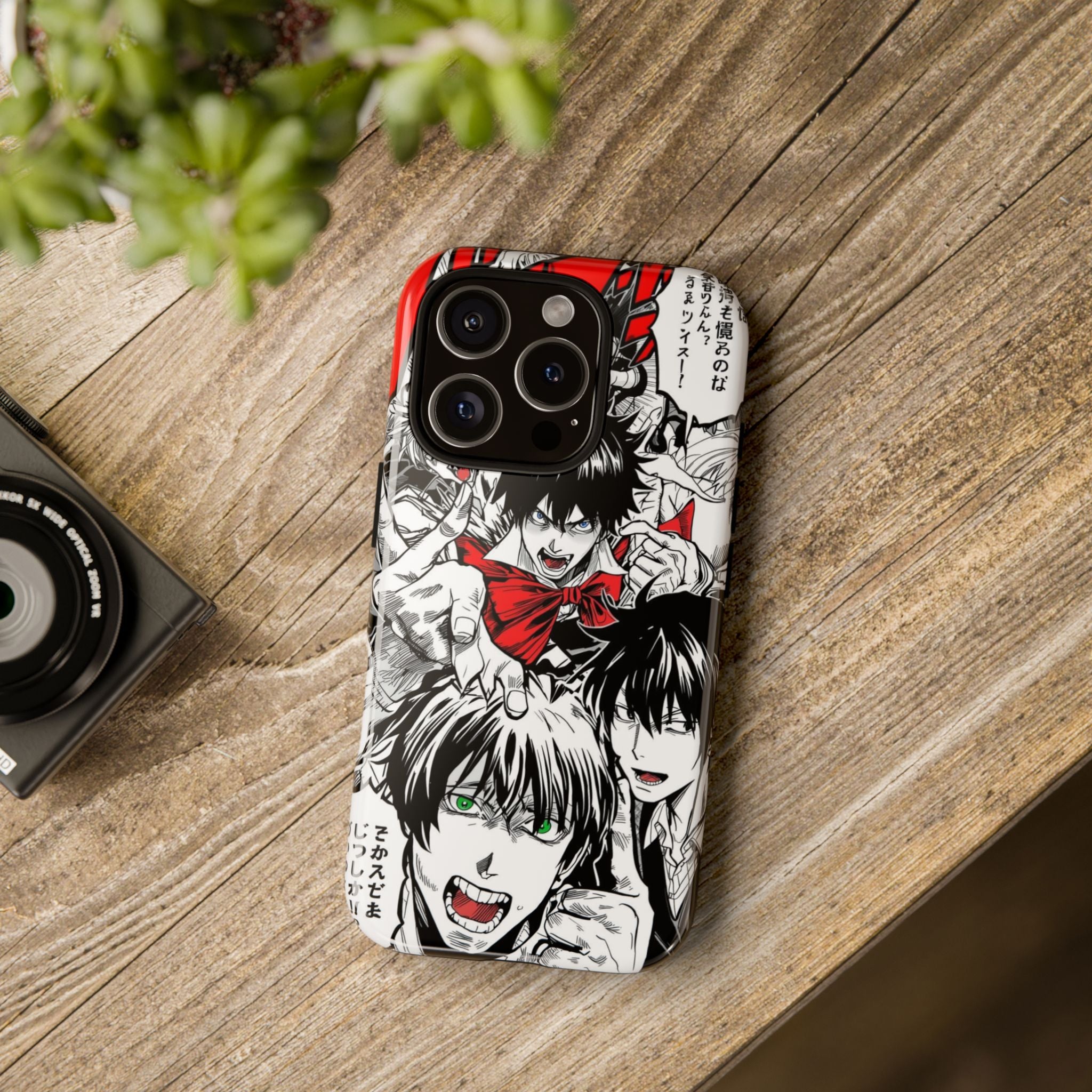 Anime Tough Phone Case with Bold Graphics