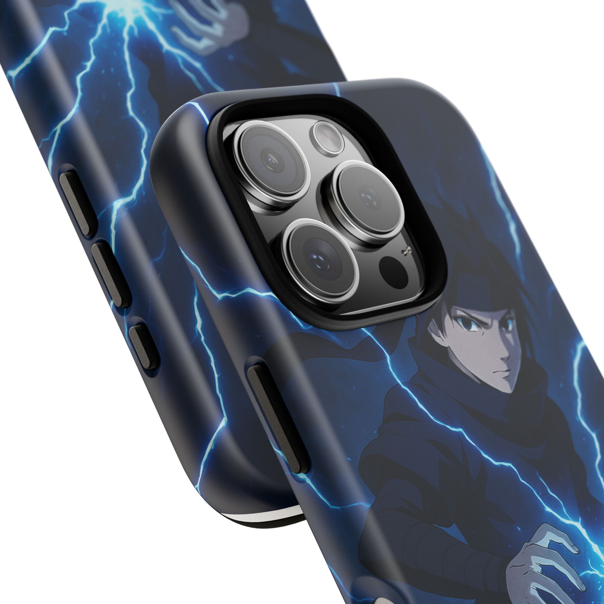 Anime Lightning Phone Case for Sasuke Fans