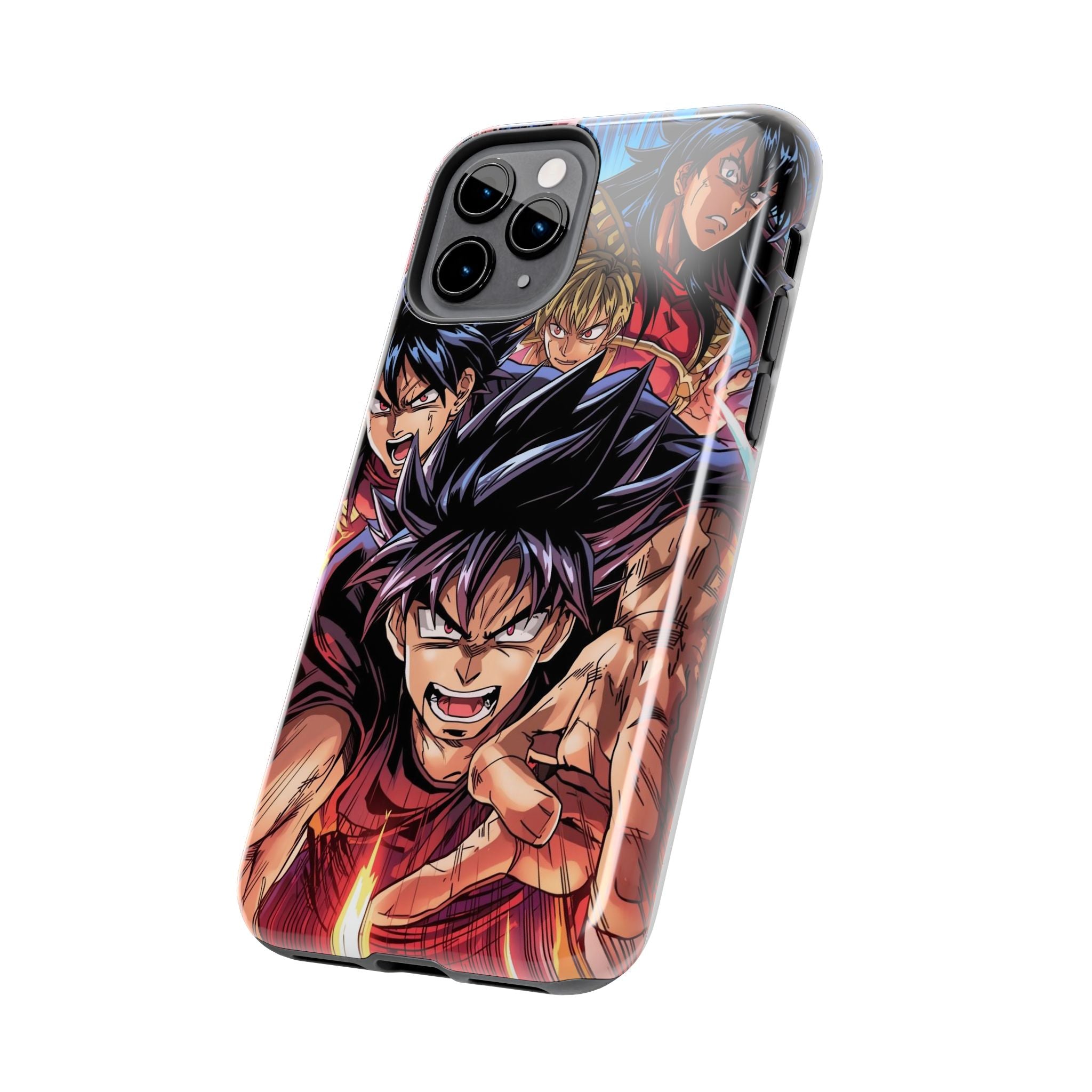 Anime Action Tough Phone Case for Gamers & Fans