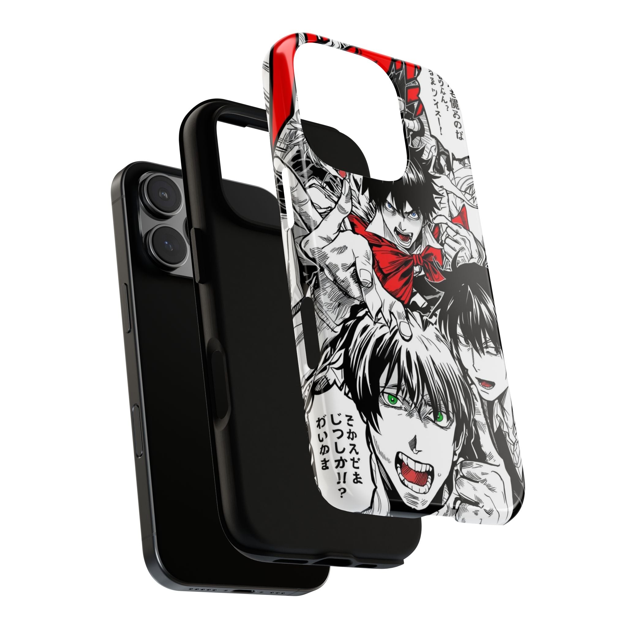 Anime Tough Phone Case with Bold Graphics