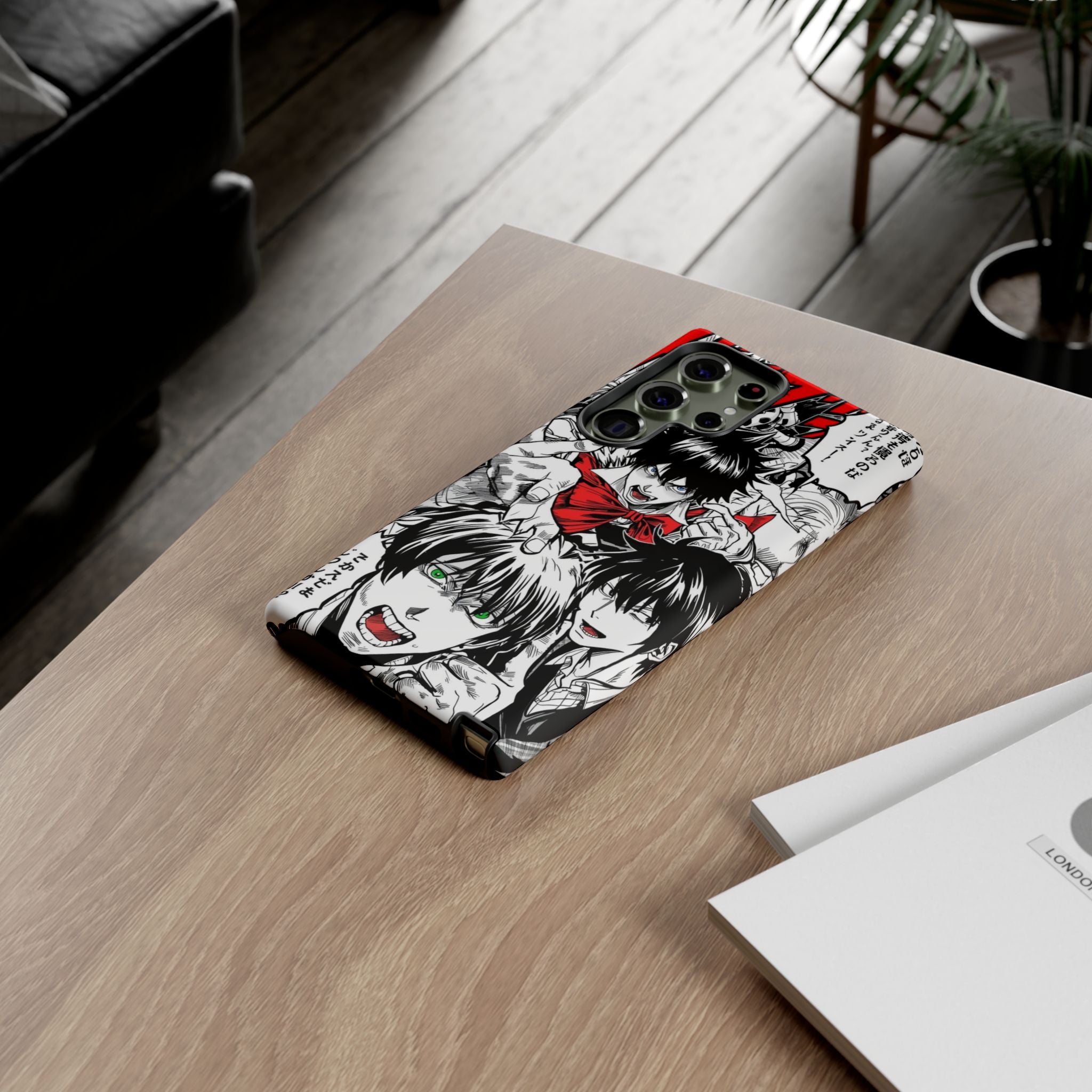 Anime Tough Phone Case with Bold Graphics