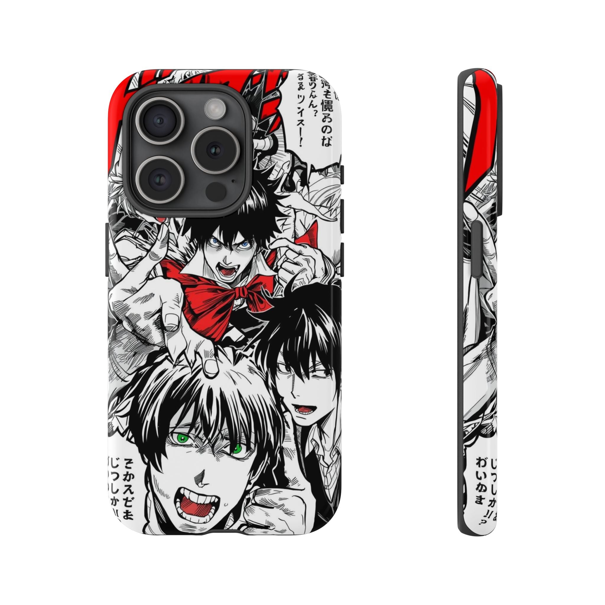 Anime Tough Phone Case with Bold Graphics